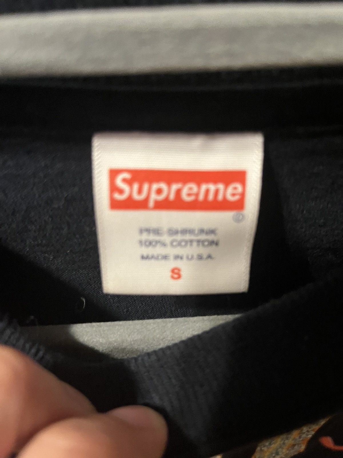 Supreme Supreme Diamonds tee navy Size US S / EU 44-46 / 1 - 3 Thumbnail