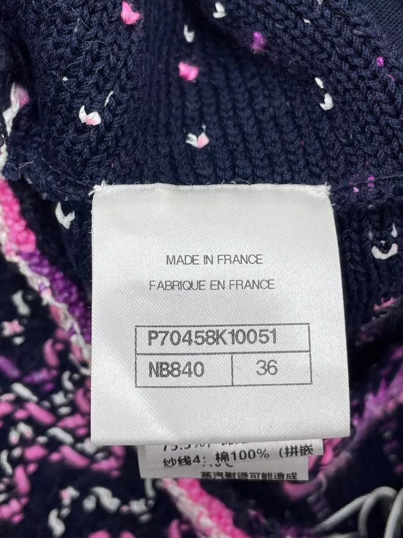 Chanel Chanel 21P pink purple tweed tassel vest 2504-Nextarrow Size XS / US 0-2 / IT 36-38 - 7 Thumbnail