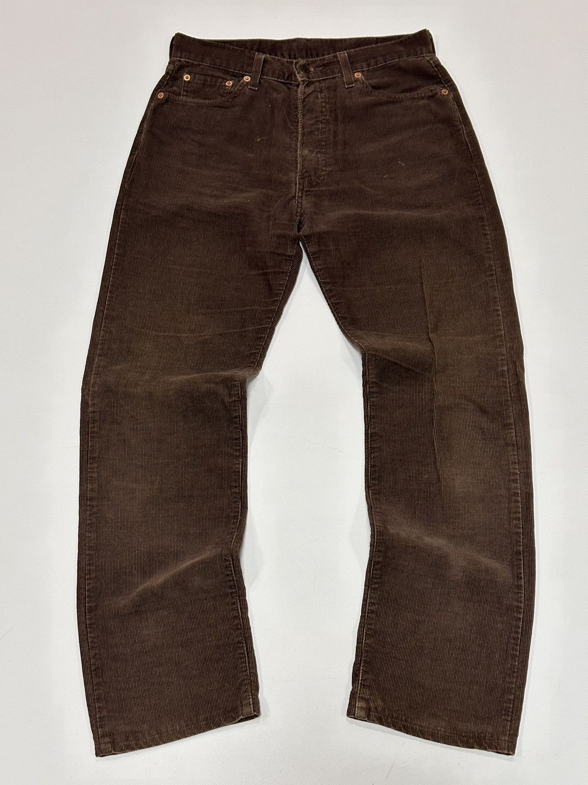 Levi's × Vintage 90’s Levis Vintage 551 Y2k Cowboy Corduroy Pants Size US 30 / EU 46 - 1 Thumbnail