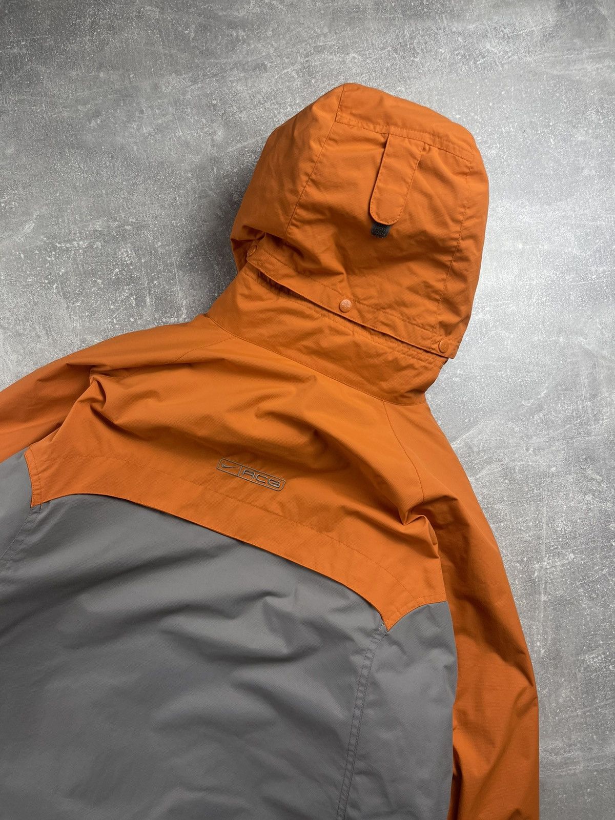 Nike ACG Nike ACG Vintage Thermal Layer Hooded Jacket Orange Gray Size US L / EU 52-54 / 3 - 14 Thumbnail