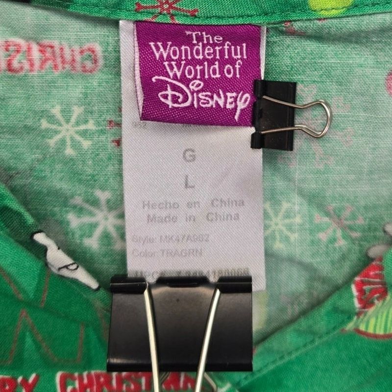Disney Disney Womens Large Cotton Mickey & Minnie Christmas Top Size US L / EU 52-54 / 3 - 4 Thumbnail