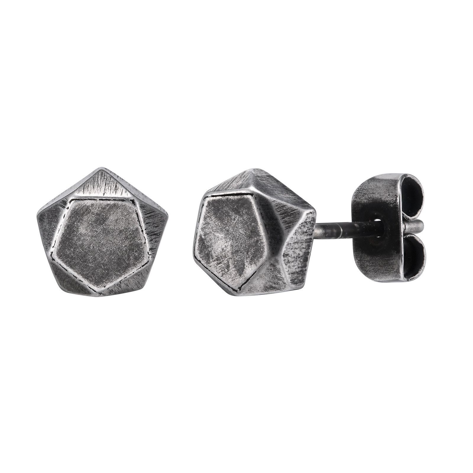 Jewelry Hip-hop Earrings One Pairs Chrome Jewelry Size ONE SIZE - 5 Thumbnail