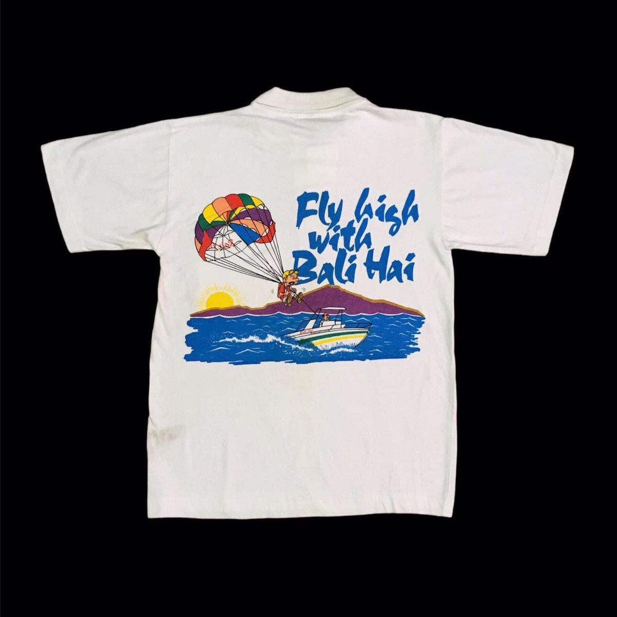 image of Hawaiian Shirt x Vintage Bali • Hawaii in White, Men's (Size Small)