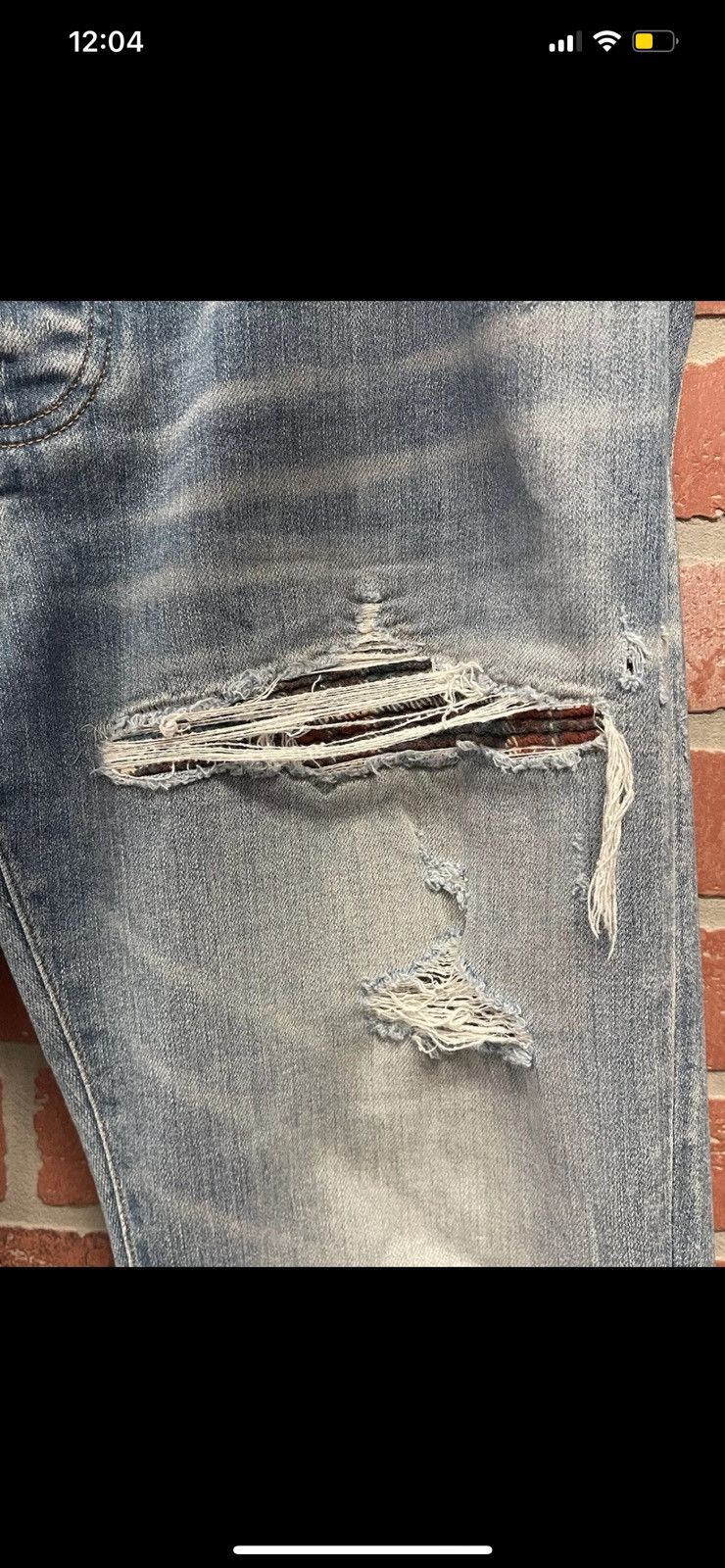 Amiri Amiri Jeans Plaid MX1 Size 36 Size US 36 / EU 52 - 6 Thumbnail