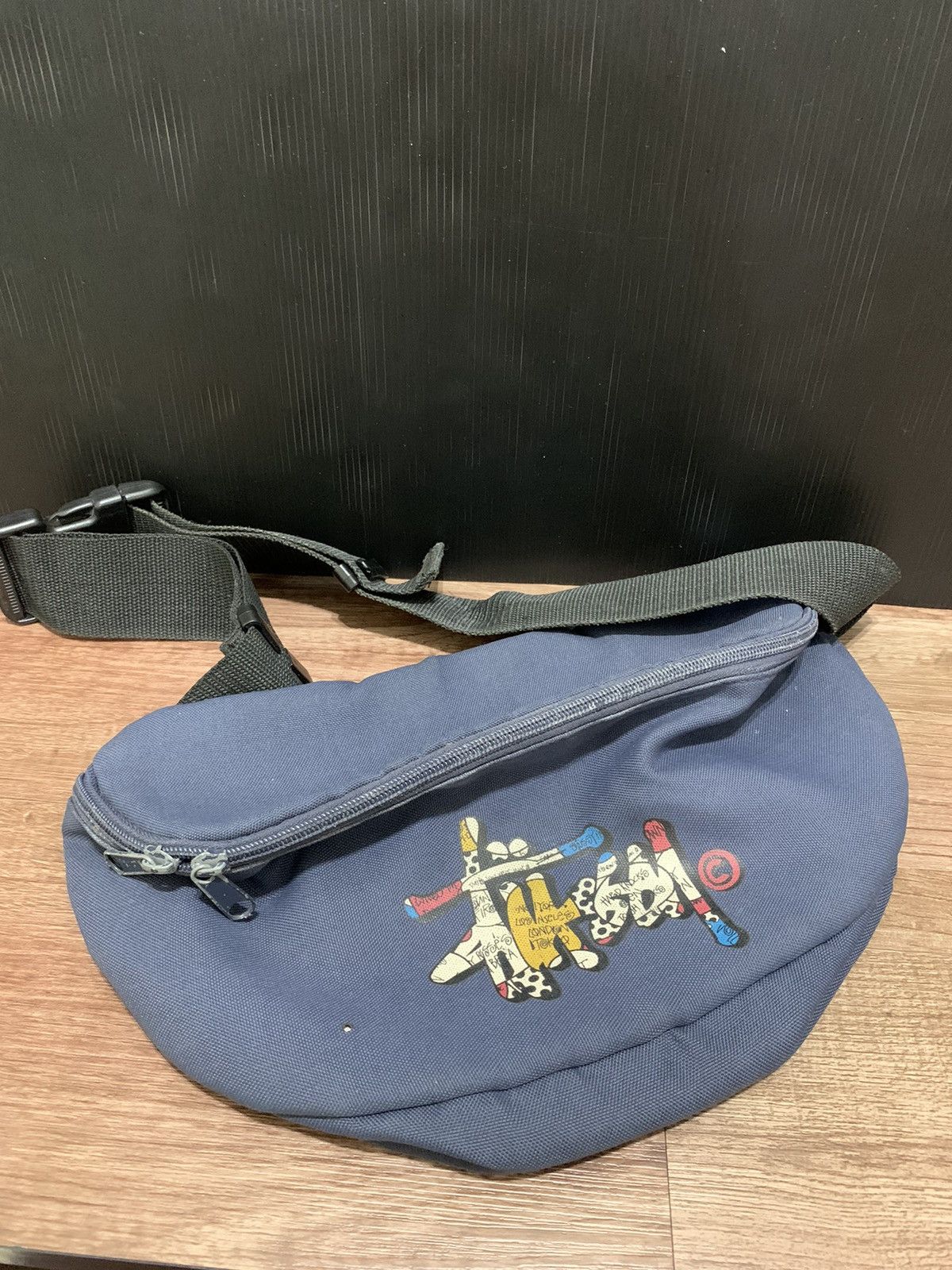 超希少］stussy RAFFIA POUCH WOVEN ZIP Stussy STUSSY RAFFIA