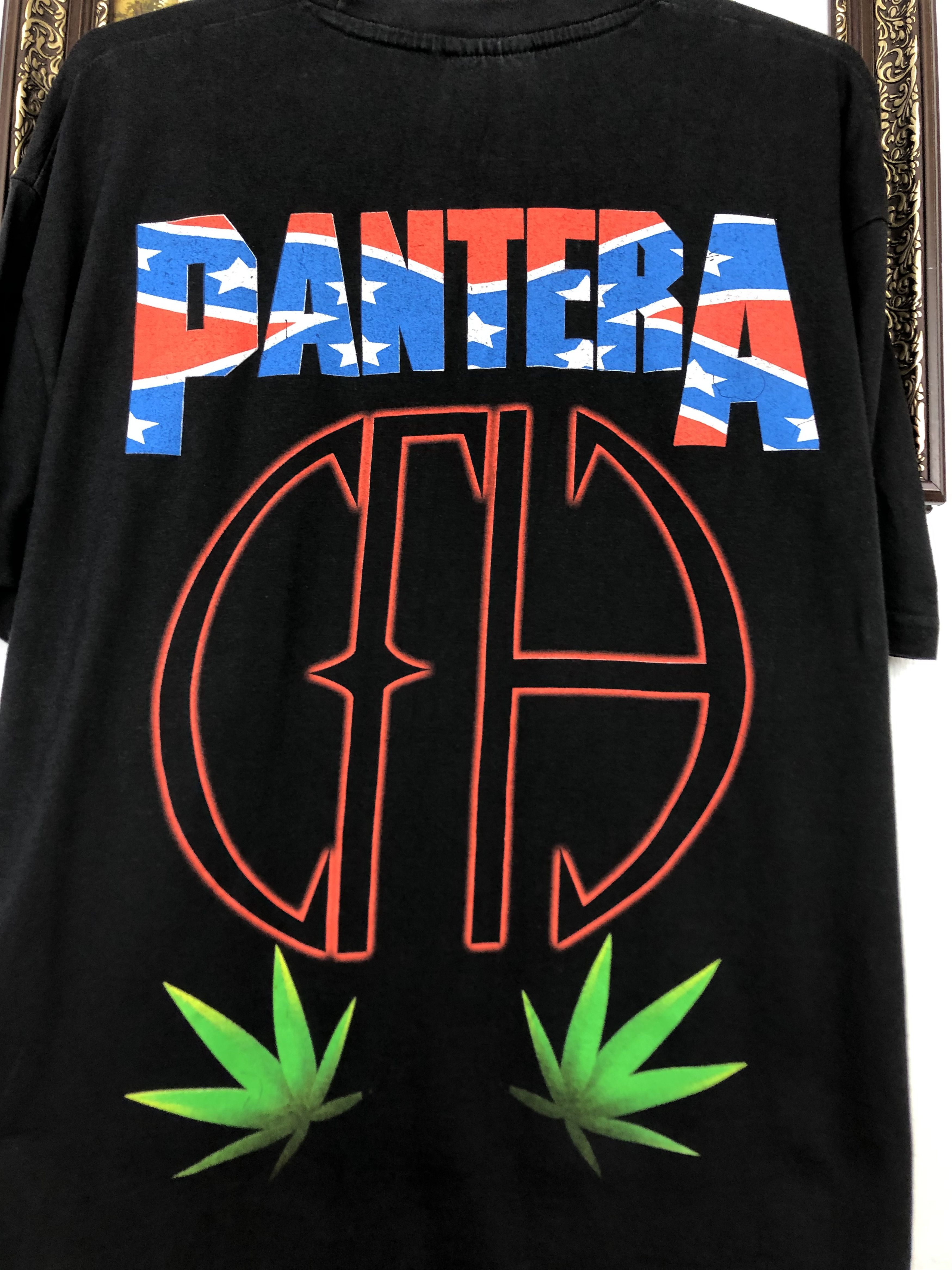 Vintage Vintage Pantera Band Shirt Over Print Rare Tee Hype Mens Size US L / EU 52-54 / 3 - 9 Thumbnail