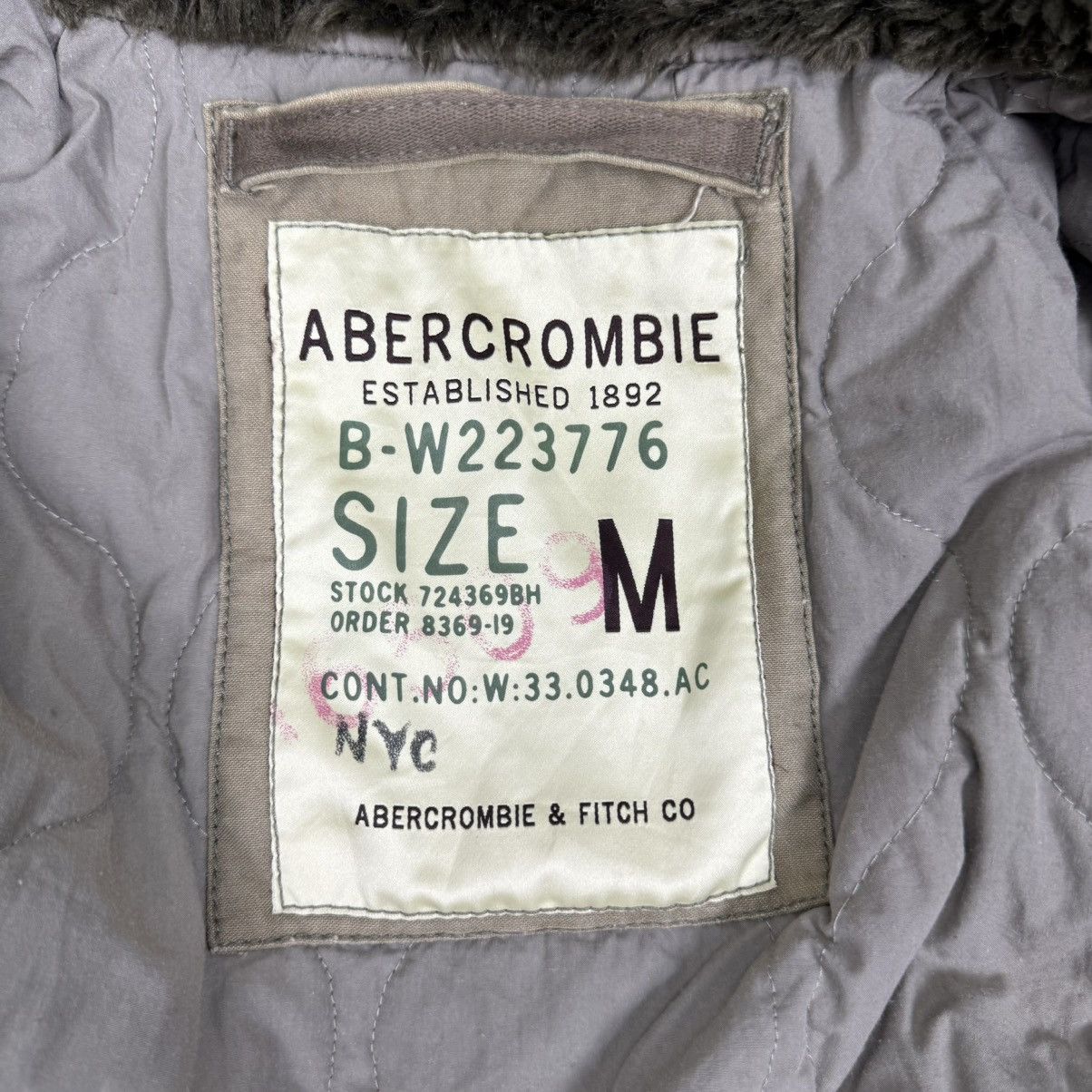 Abercrombie & Fitch 🌟ABERCROMBIE NYC USN DECK JACKET Size US M / EU 48-50 / 2 - 11 Thumbnail