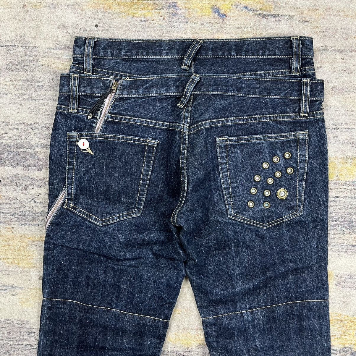 PPFM Ppfm double waist denim pants travis scott style Size US 32 / EU 48 - 6 Thumbnail