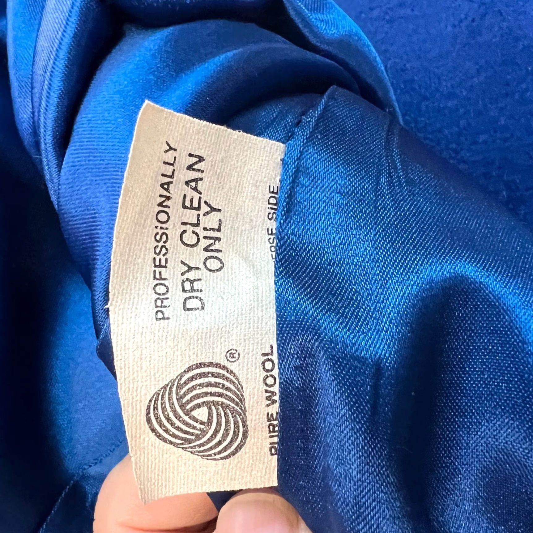 Mackintosh Mackintosh Women's Trench Coat Size 12 Blue 100% Pure Wool Long Sleeve Casual Classic Size XL / US 12-14 / IT 48-50 - 6 Thumbnail