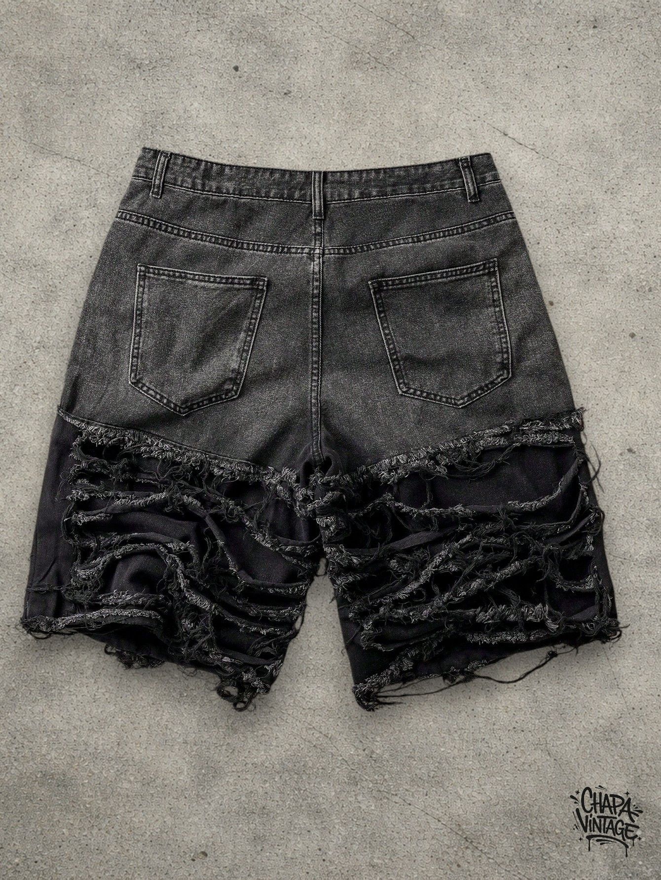 Japanese Brand Ripped opium shorts Size US 32 / EU 48 - 2 Thumbnail