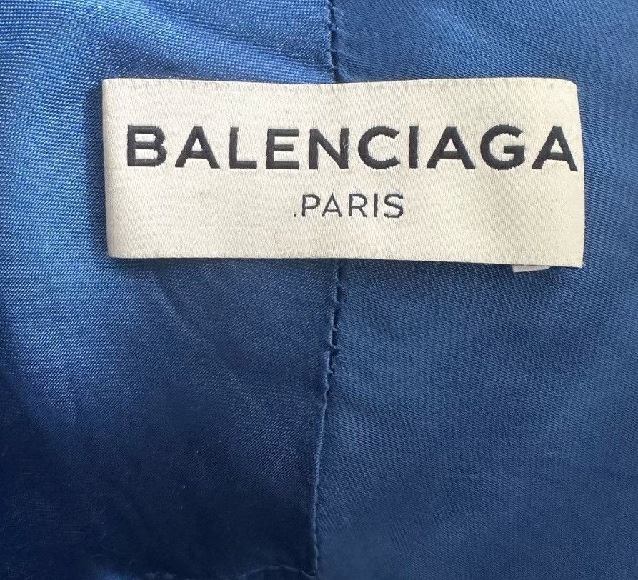 Balenciaga BALENCIAGA FW16 Black Blue Splice Swing Parka 2412-Nextarrow Size XS / US 0-2 / IT 36-38 - 6 Thumbnail