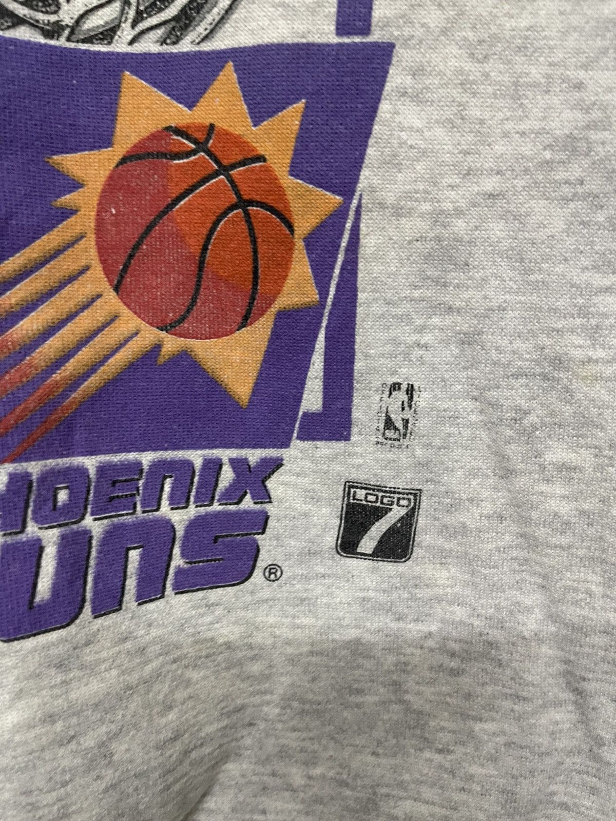 Logo 7 VINTAGE LOGO 7 PHOENIX SUNS SWEATSHIRT DISTRESSED Size US L / EU 52-54 / 3 - 6 Thumbnail