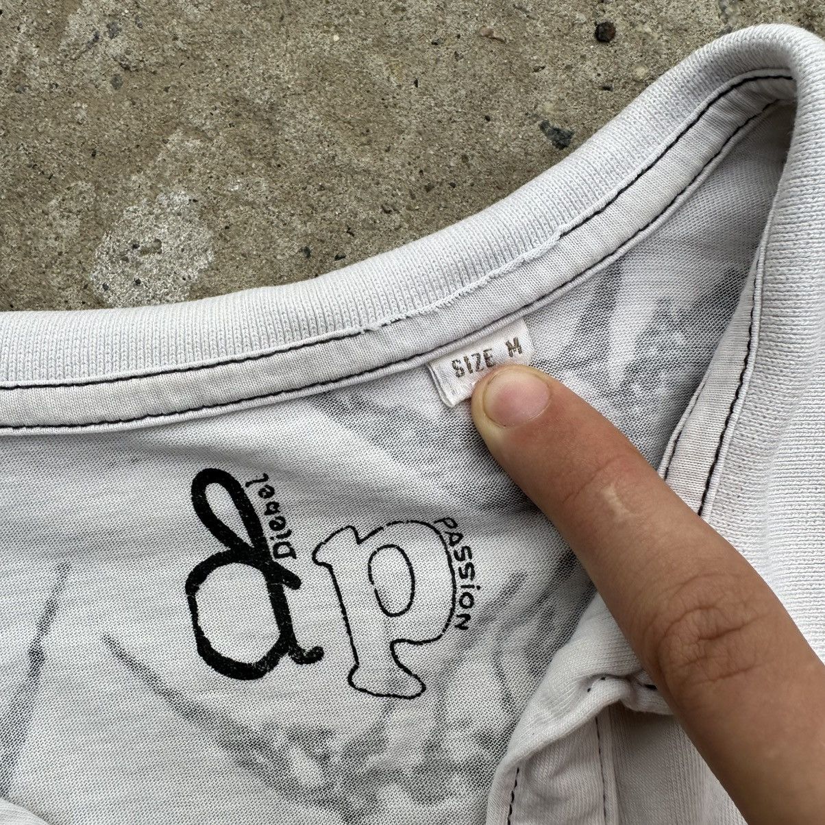 Diesel VTG Japanese Style Diesel Polo I Love Dirty Word Y2K Grunge Size US M / EU 48-50 / 2 - 11 Thumbnail