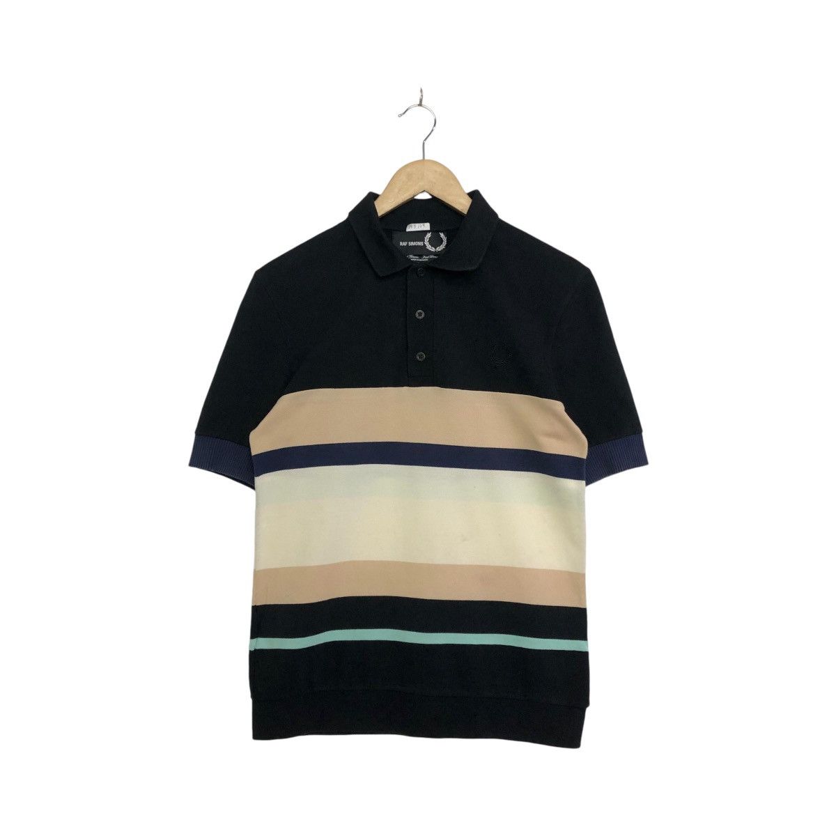 Fred Perry × Raf Simons *Rare!! FRED PERRY x RAF SIMONS stripe polo tee Size US S / EU 44-46 / 1 - 1 Thumbnail
