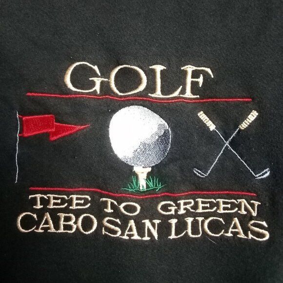 Vintage Vintage Golf Cabo San Lucas Crewneck Sweatshirt Size US L / EU 52-54 / 3 - 1 Thumbnail