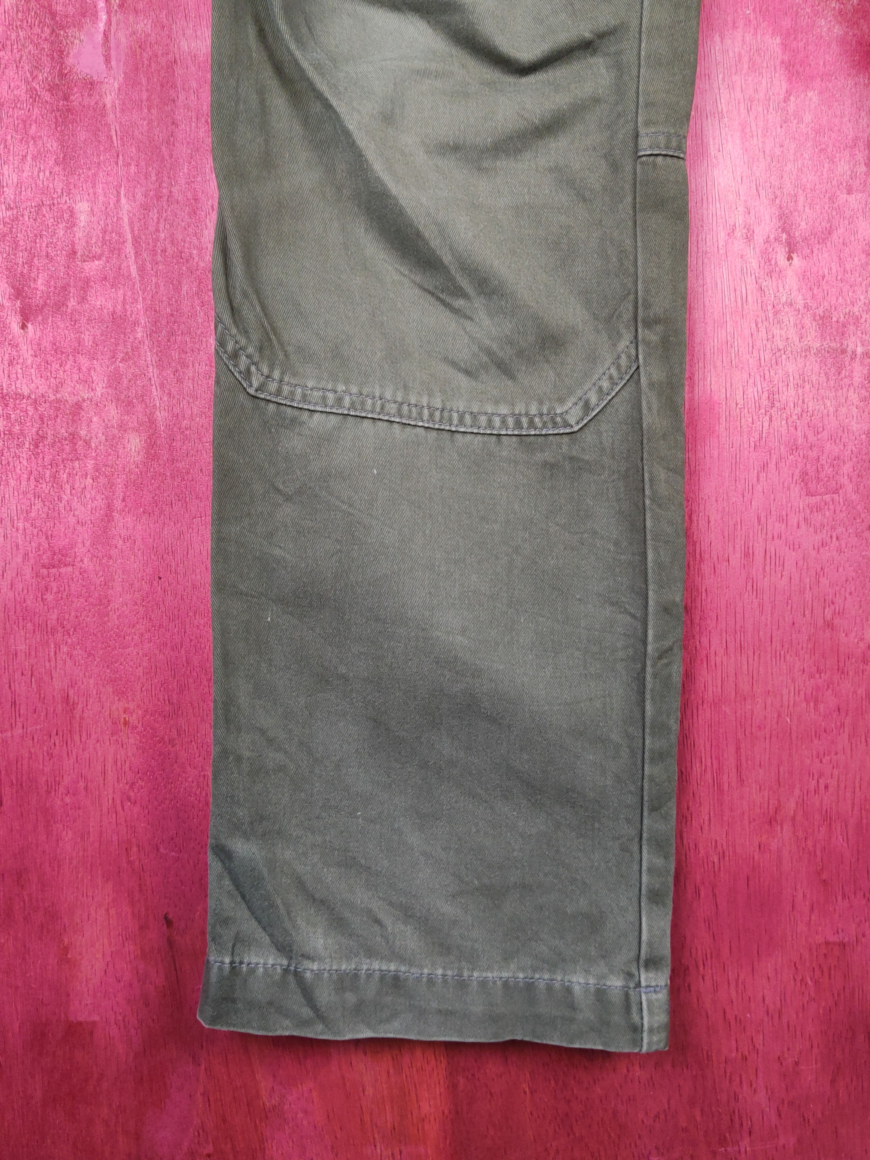 Japanese Brand TS Design Dark Olive Multipocket Tactical Cargo Pants #S1345 Size US 32 / EU 48 - 5 Thumbnail