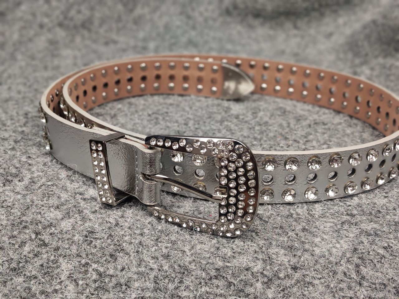 Vintage Vintage 90s Japan Silver Belt Hysteric Glamour Y2K Style Size ONE SIZE - 3 Thumbnail