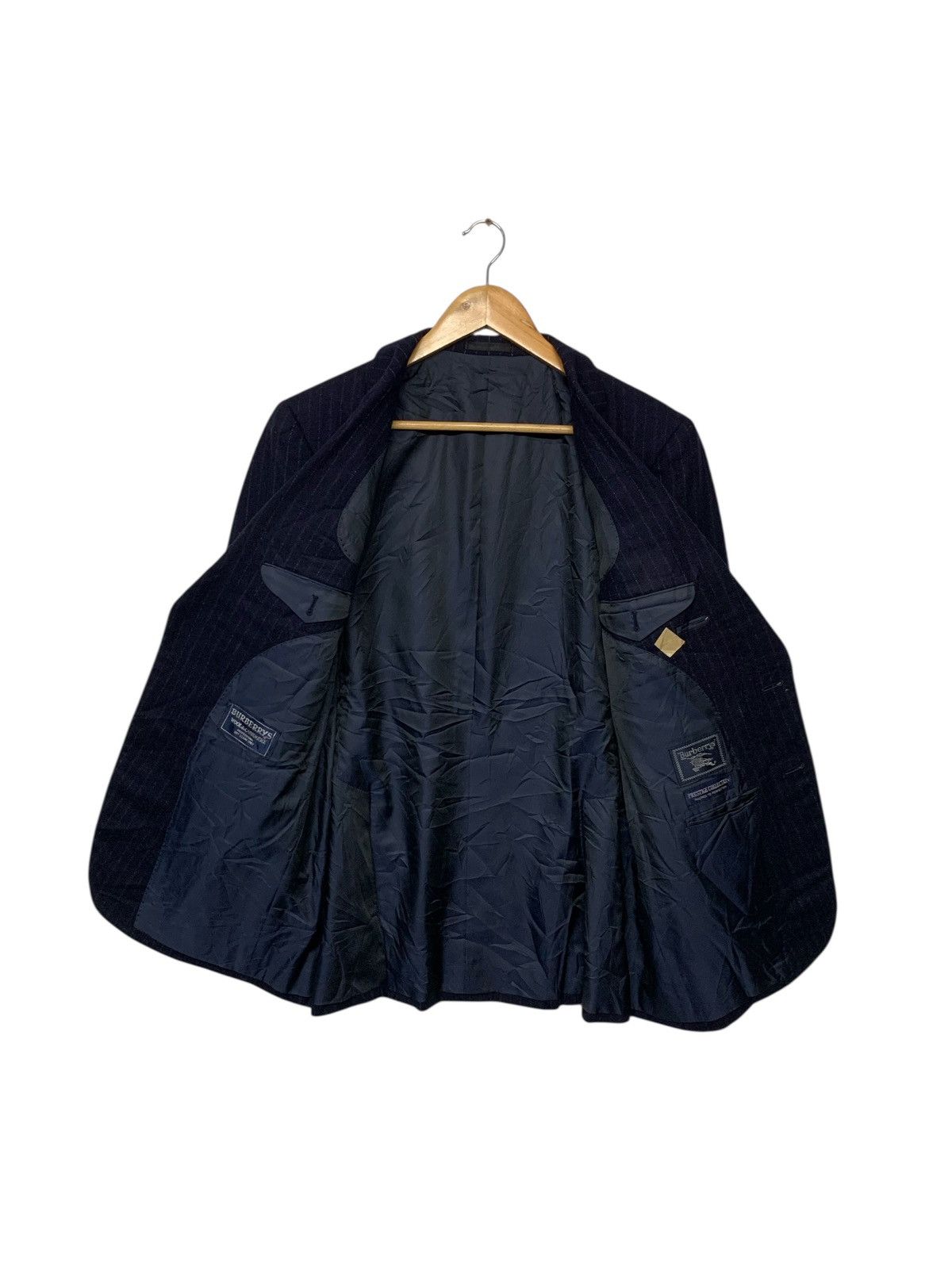 Burberry × Designer × Vintage Vintage 90's Burberry's Wool Blazer Size US M / EU 48-50 / 2 - 3 Thumbnail