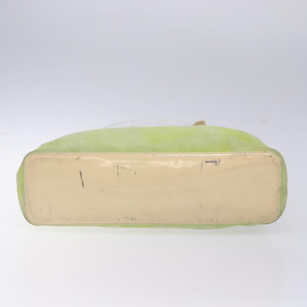 Celine CELINE Hand Bag Suede Silver Light Green Size ONE SIZE - 9 Thumbnail