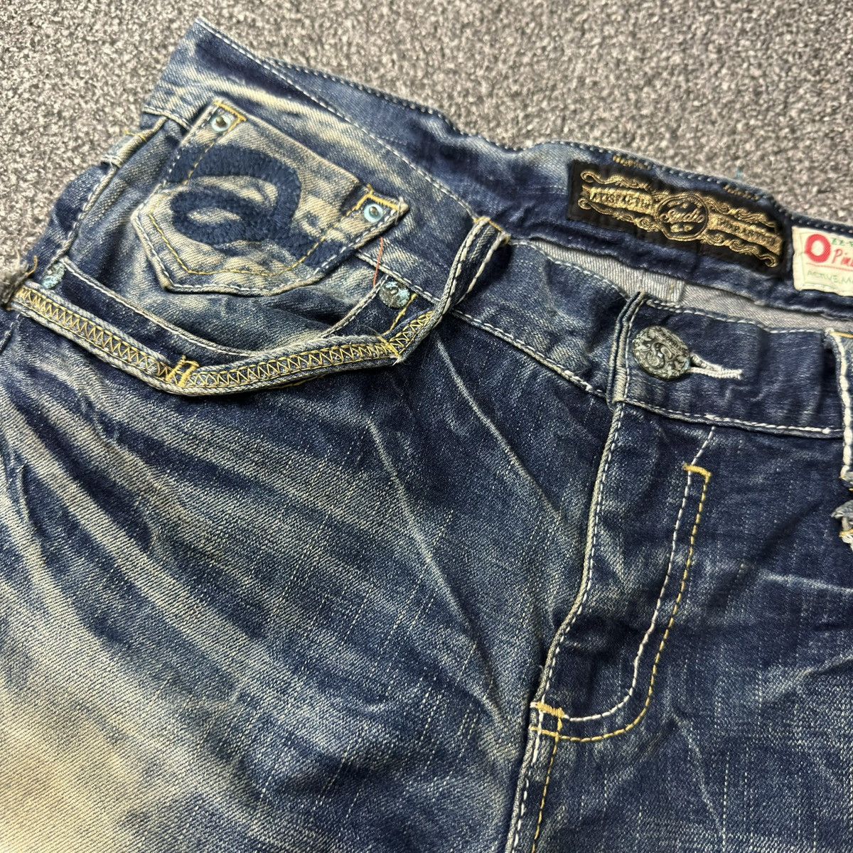 Hysteric Glamour Flared Opium Studio PR Distressed Denim Archive y2k Style Size US 34 / EU 50 - 11 Thumbnail