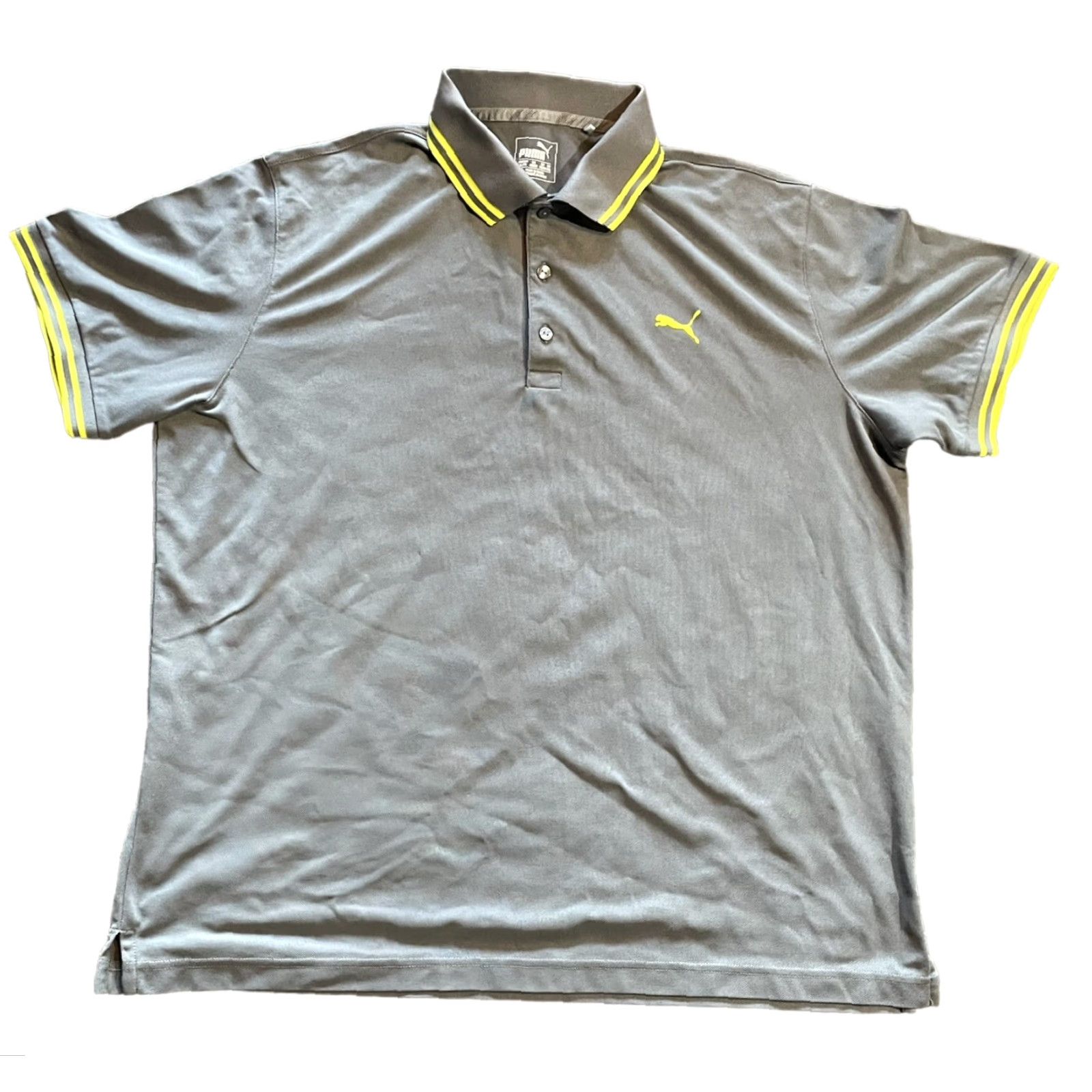 Under Armour VINTAGE? No. Under armour Golf Polo Shirt Gray Red Striped 2 Men's XL Short Sleeve Polo Shirt Womens? Mens XL Short Sleeve Under Armour & Puma? Size US XL / EU 56 / 4 - 7 Thumbnail