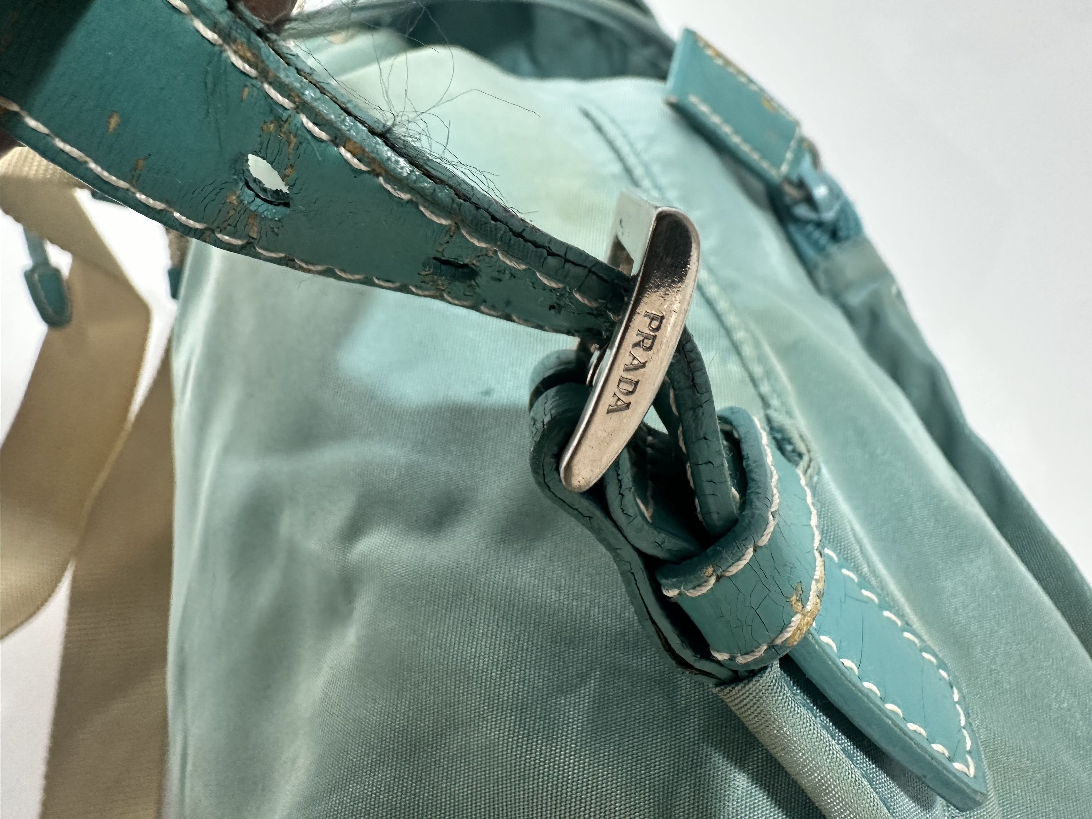 Prada PRADA Nylon Vela Backpack Blue Size ONE SIZE - 8 Thumbnail