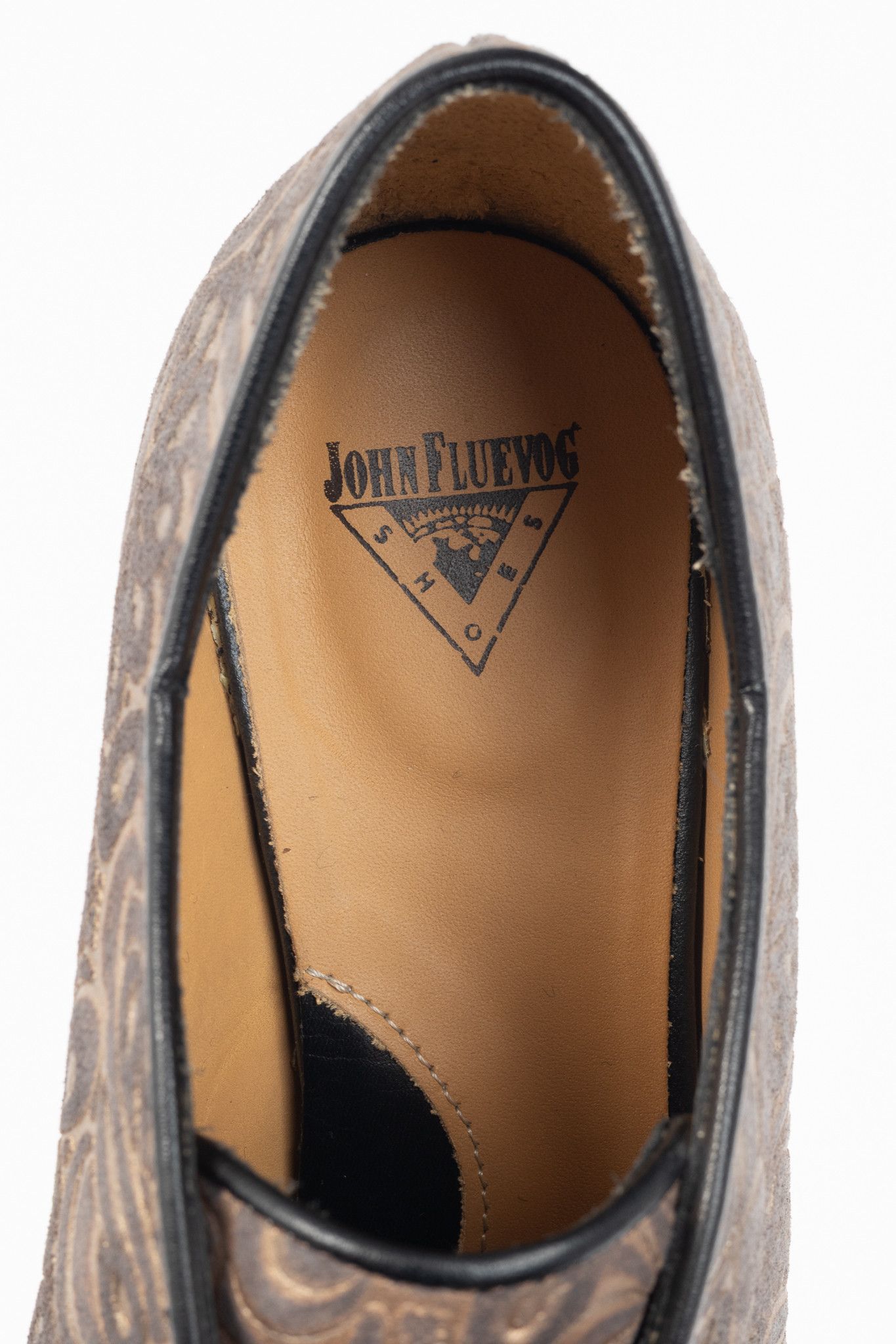John Fluevog John Fluevog Elisabetta "Black & Gold" Floral Brocade Heels Size US 7 / IT 37 - 9 Thumbnail