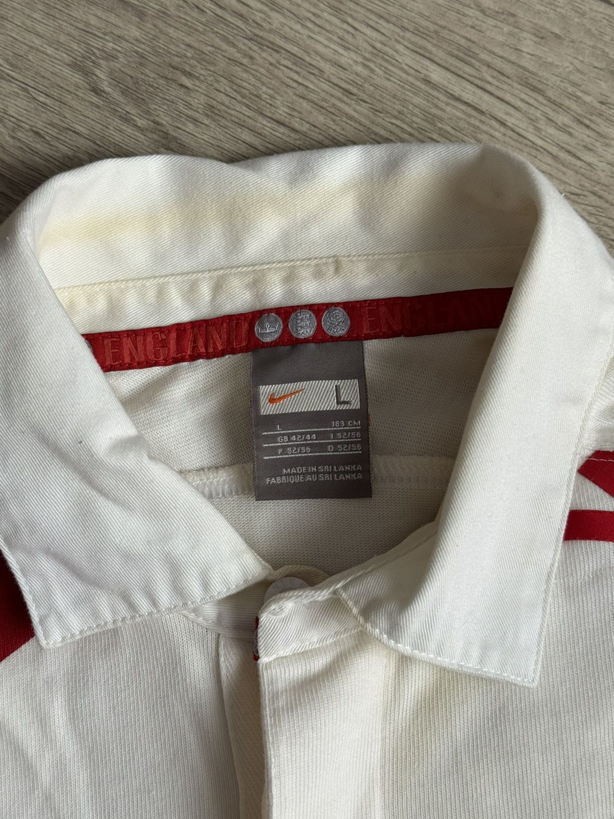 Nike 🔷Vintage Nike England 2003/04 Rugby Shirt🔷 Size US L / EU 52-54 / 3 - 3 Thumbnail
