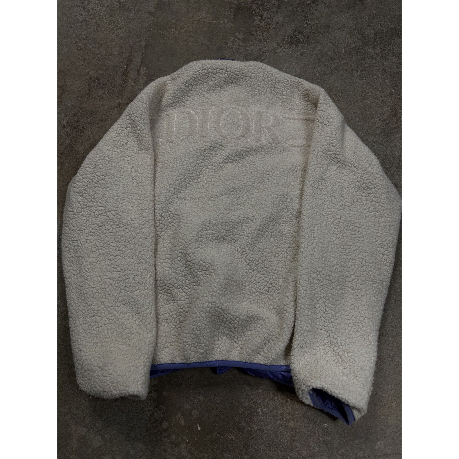 Dior Dior Fleece Jacket Purple Monogram Used Medium Size US M / EU 48-50 / 2 - 3 Thumbnail