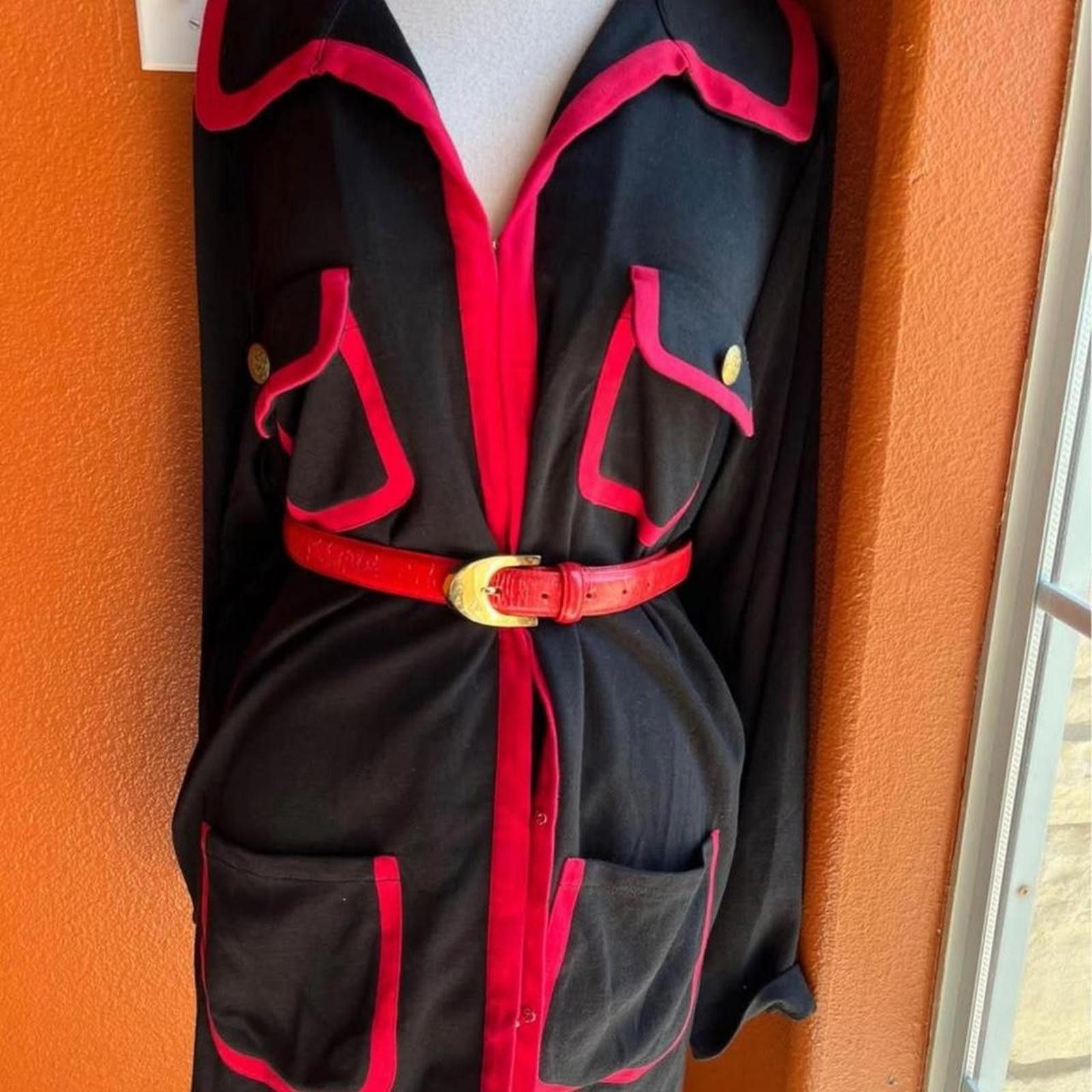 Other Black and red 90s western style cardigan #westernvibes Size XL / US 12-14 / IT 48-50 - 1 Thumbnail