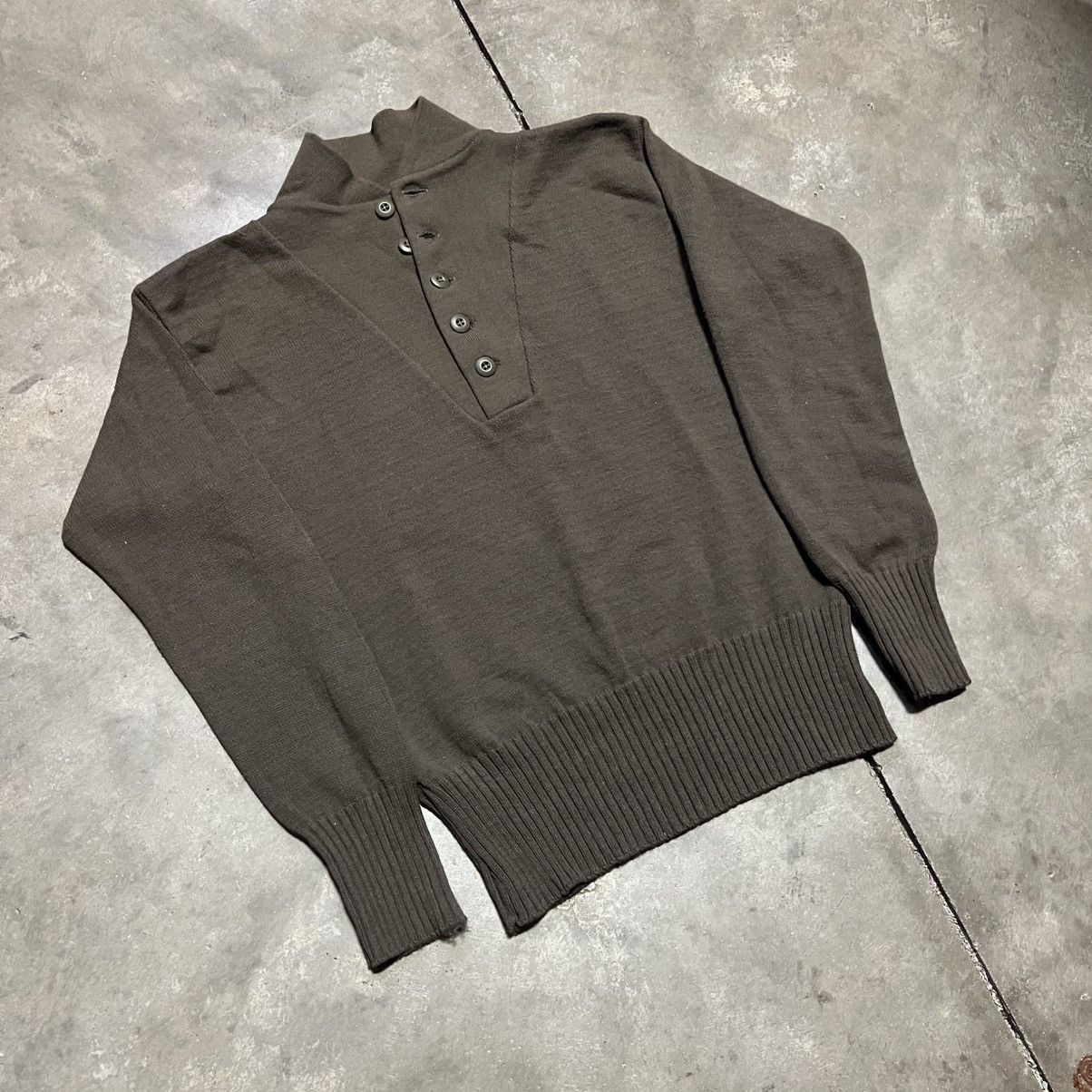 Vintage Vintage DSCP Military Sweater Fatigue Field Heavyweight Size US S / EU 44-46 / 1 - 5 Thumbnail
