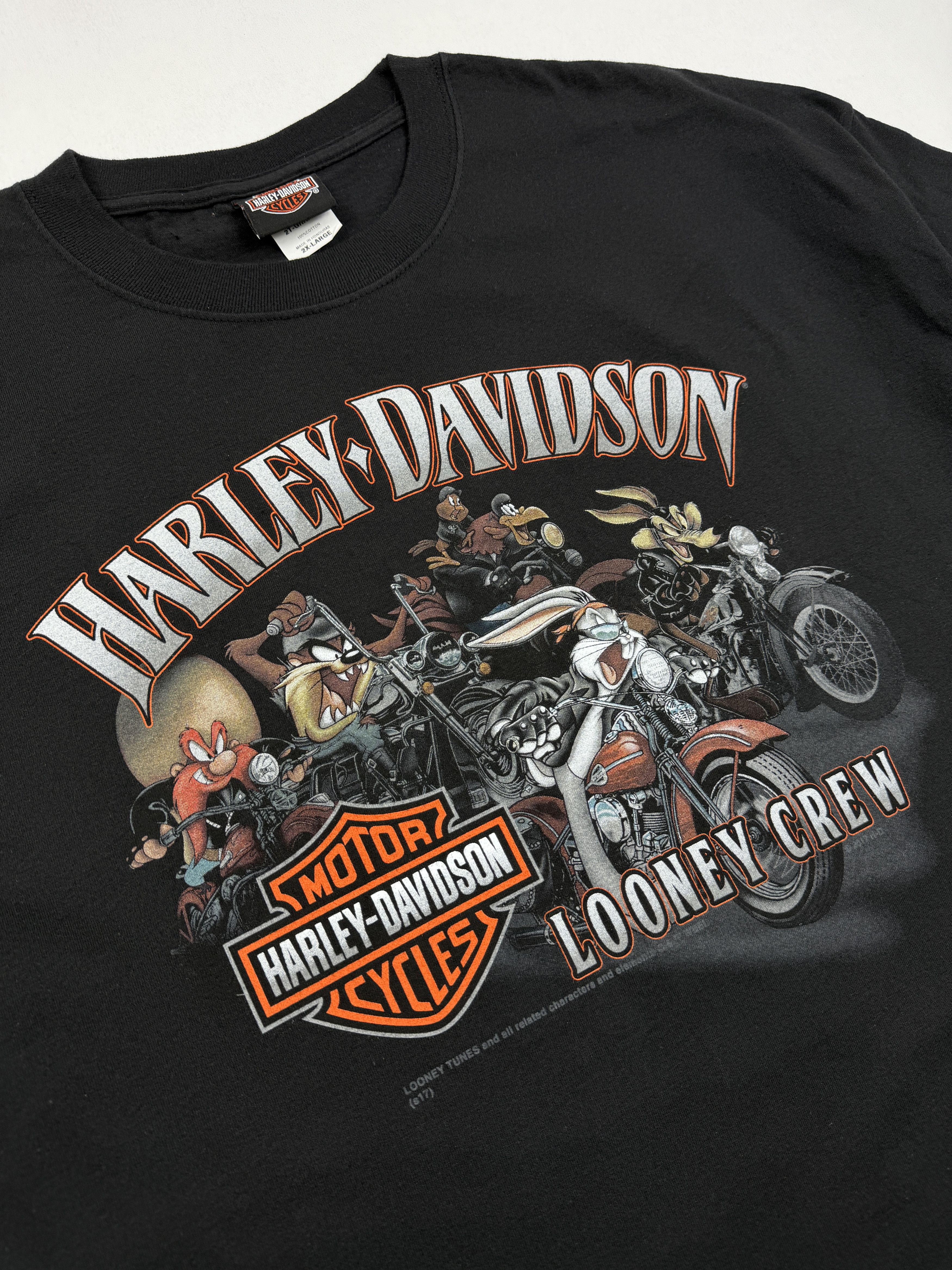 Harley Davidson Rare Harley Davidson Looney Tunes Florida s17 Tee Size US XXL / EU 58 / 5 - 8 Thumbnail
