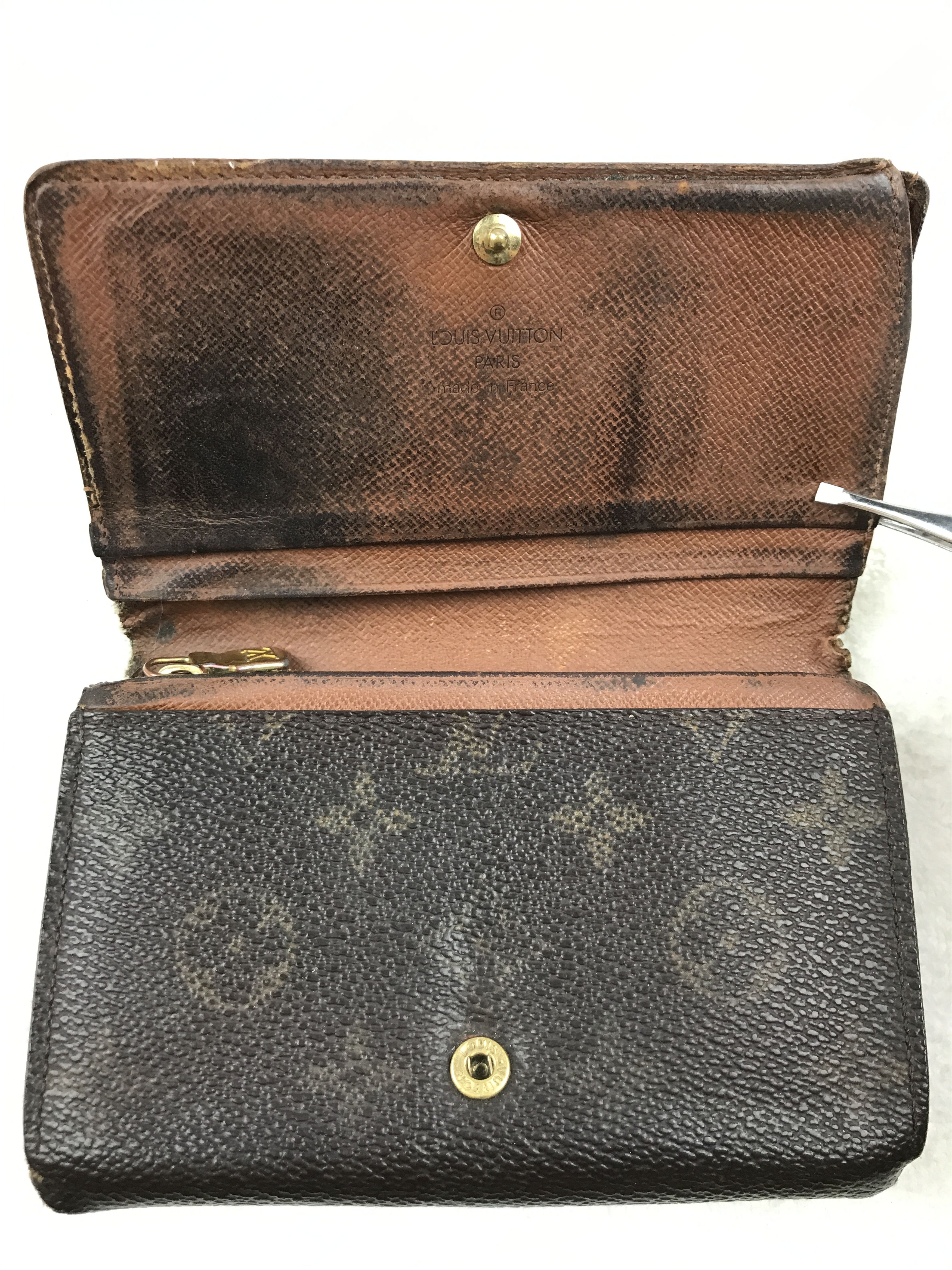 Louis Vuitton × Vintage Louis Vuitton Monogram Porte Monnaie Billets Tresor Wallet Size ONE SIZE - 14 Thumbnail