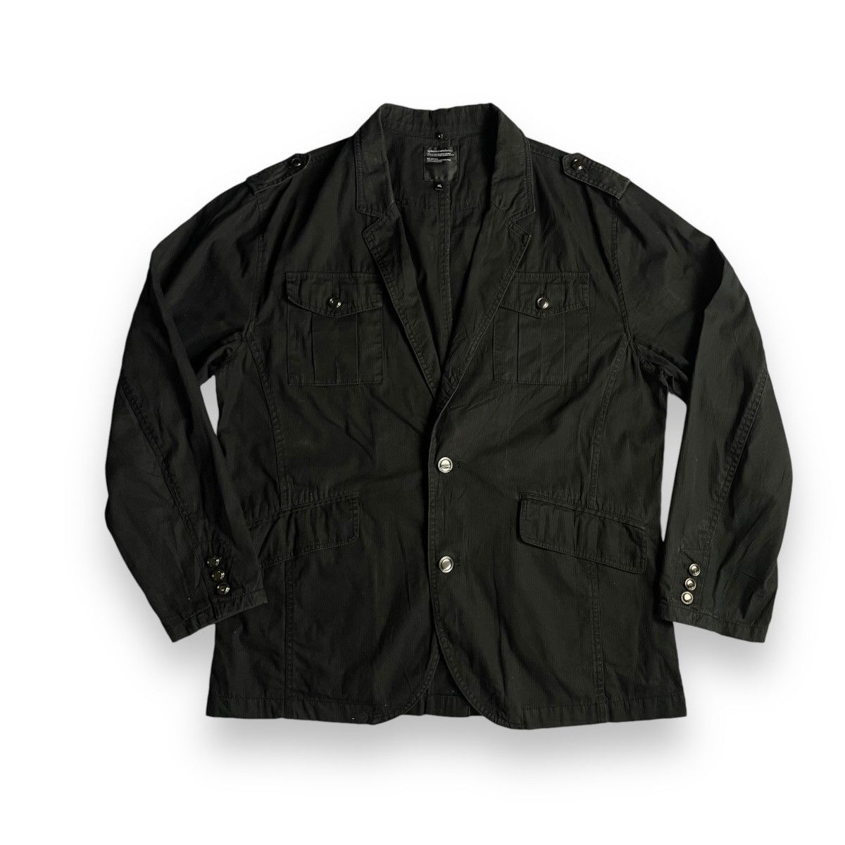 If Six Was Nine SPLENDID SASTIFACTION BUTTON UP PUNK GOTHIC CASUAL JACKET Size US XXL / EU 58 / 5 - 1 Thumbnail