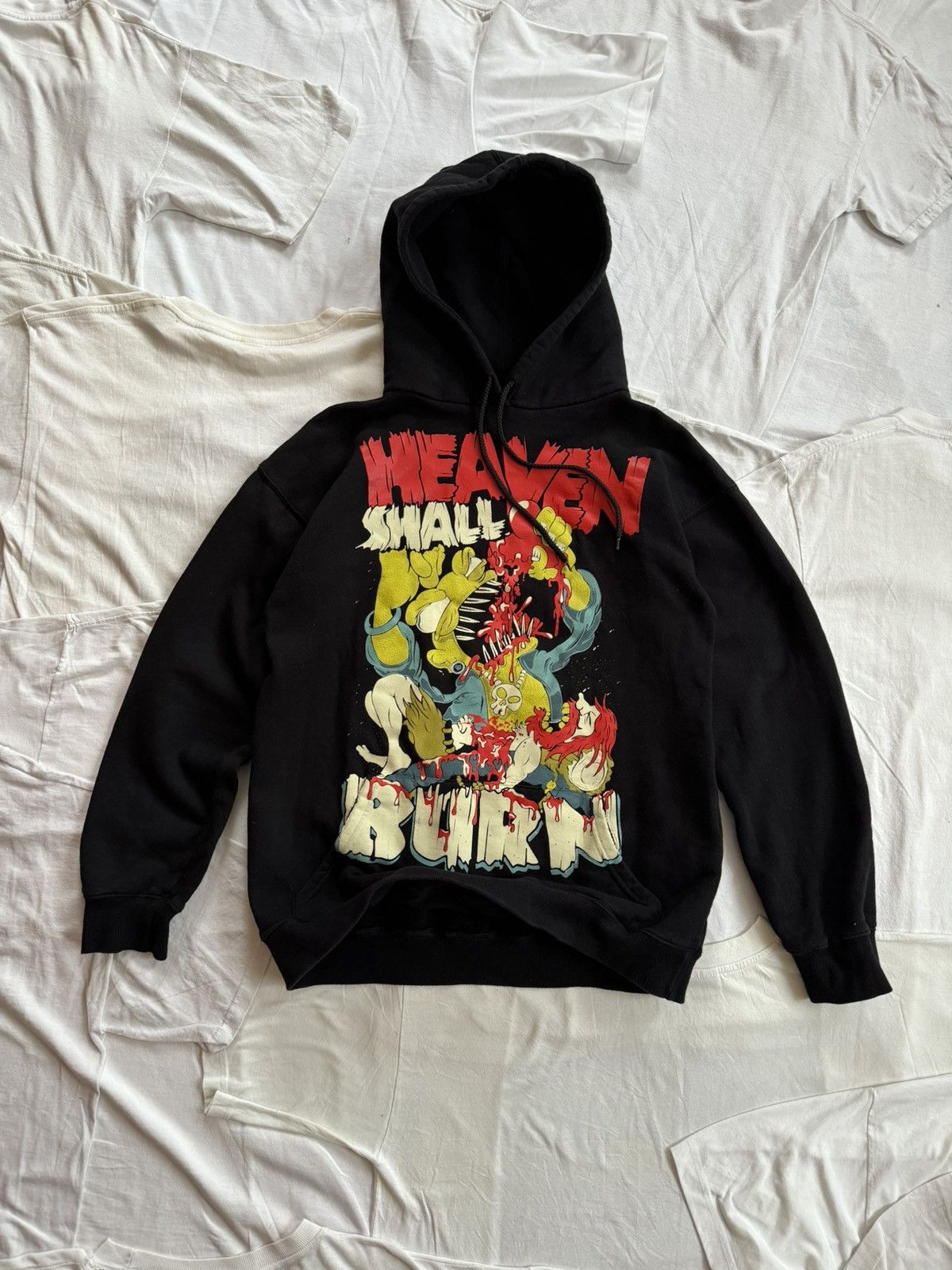 Band Tees × Vintage Vintage 00s Heaven Shall Burn Metal Band Hoodie Size US S / EU 44-46 / 1 - 1 Thumbnail