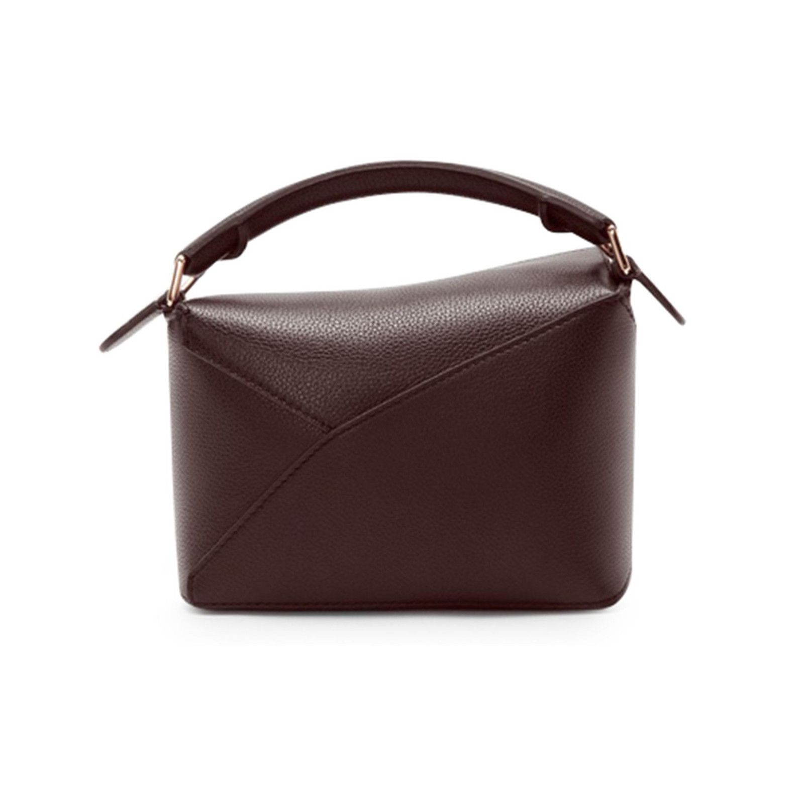 Loewe LOEWE Puzzle Edge Mini Dark Brownie Leather Handbag New & Au Size ONE SIZE - 3 Thumbnail