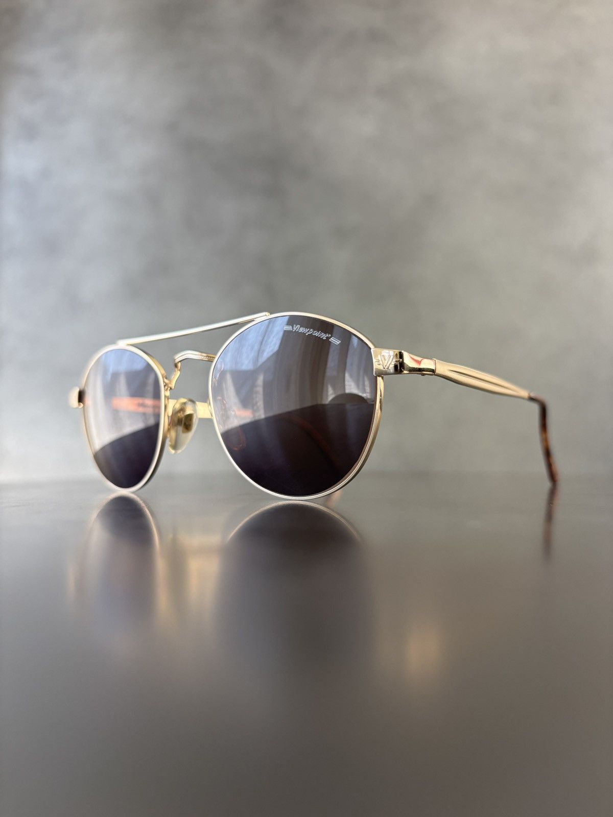 Vintage 1990s Vintage Sunglasses Made in Italy Metal Giorgio Armani Size ONE SIZE - 19 Thumbnail