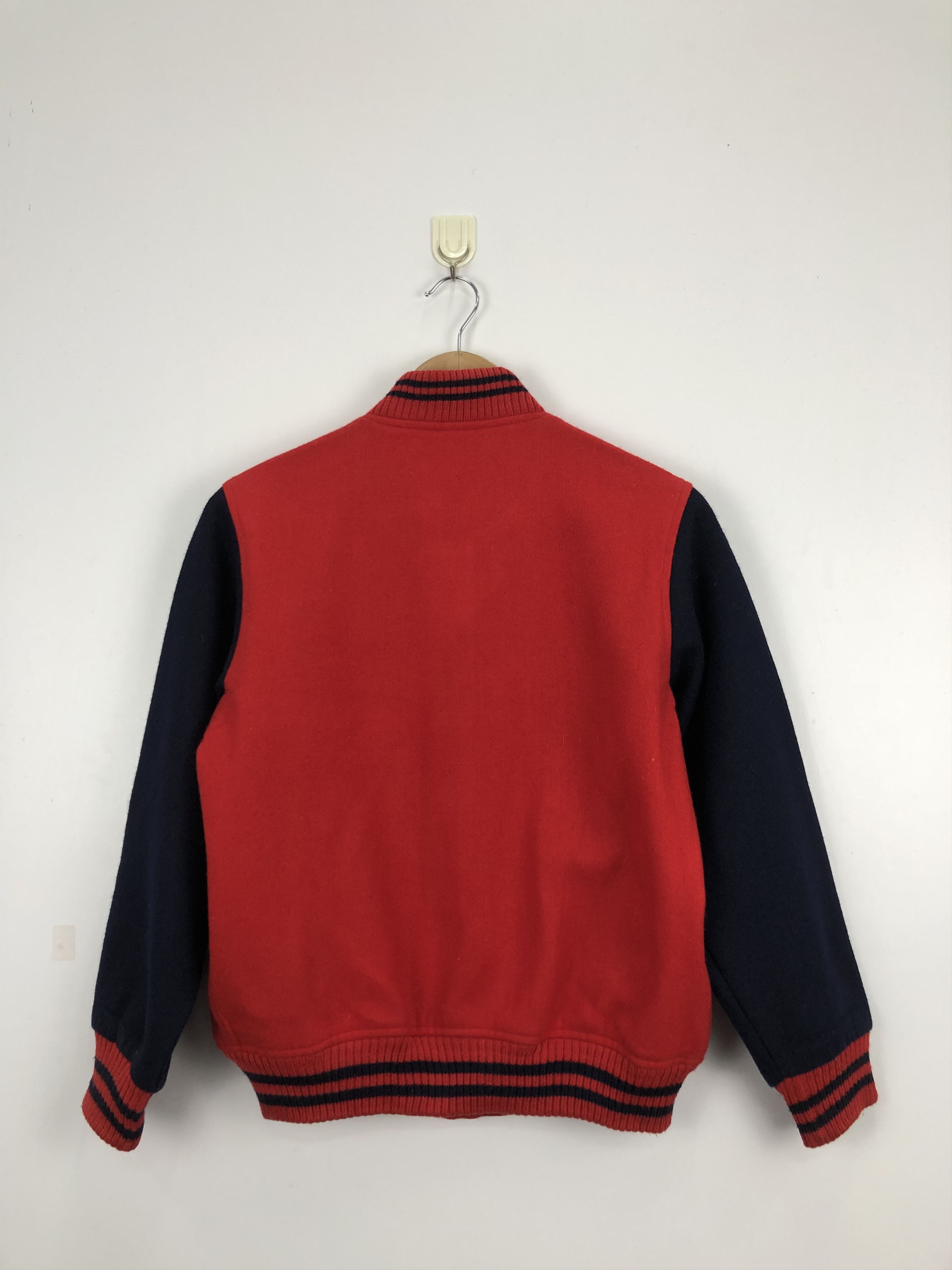 Vintage Vintage Troy Bros Wool Varsity Jacket Red V0289 Size US M / EU 48-50 / 2 - 6 Thumbnail