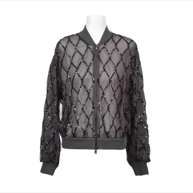 Brunello Cucinelli Brunello Cucinelli Beaded Jacket Size US XS / EU 42 / 0 - 1 Thumbnail