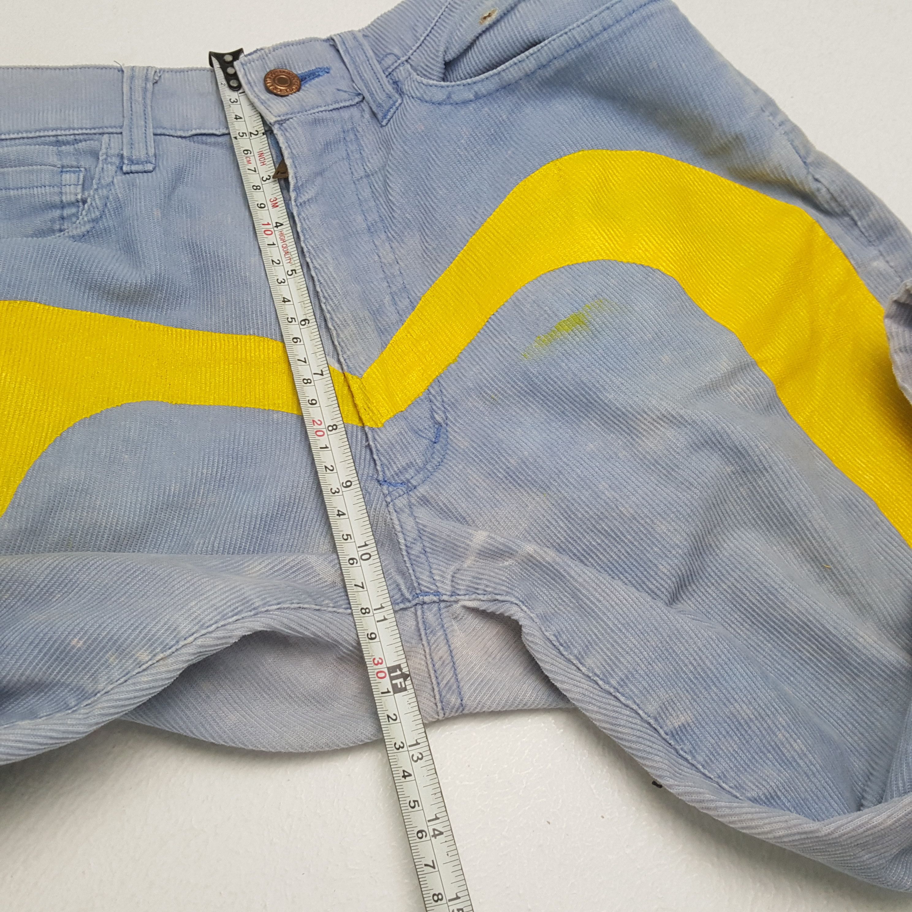 Japanese Brand × Vintage EVISU Japanese Brand Custom Daicock Style Velvet Jeans Size US 28 / EU 44 - 8 Thumbnail