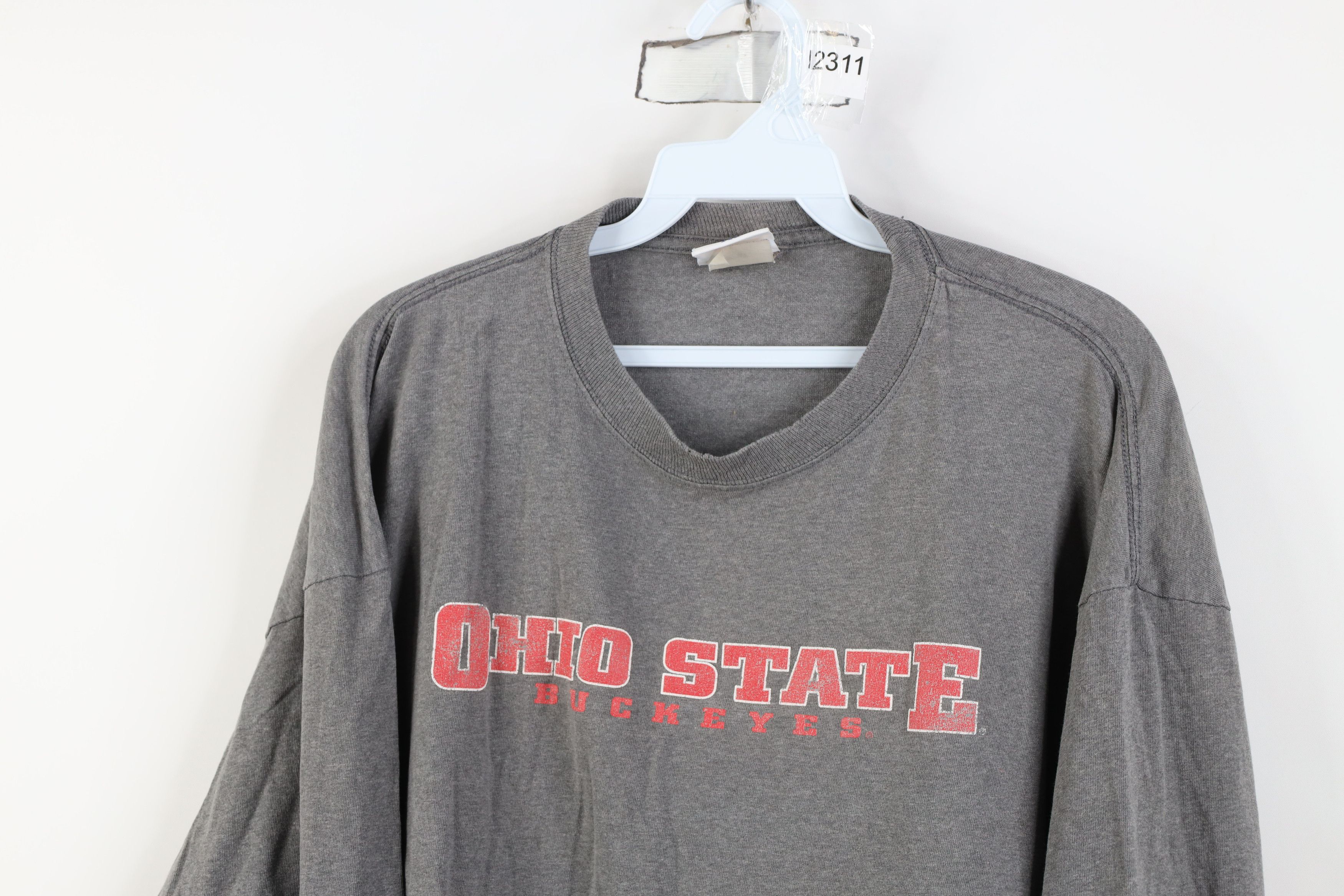 Champion Vintage 90s Y2K Champion Ohio University Long Sleeve T-Shirt Size US XXL / EU 58 / 5 - 2 Thumbnail