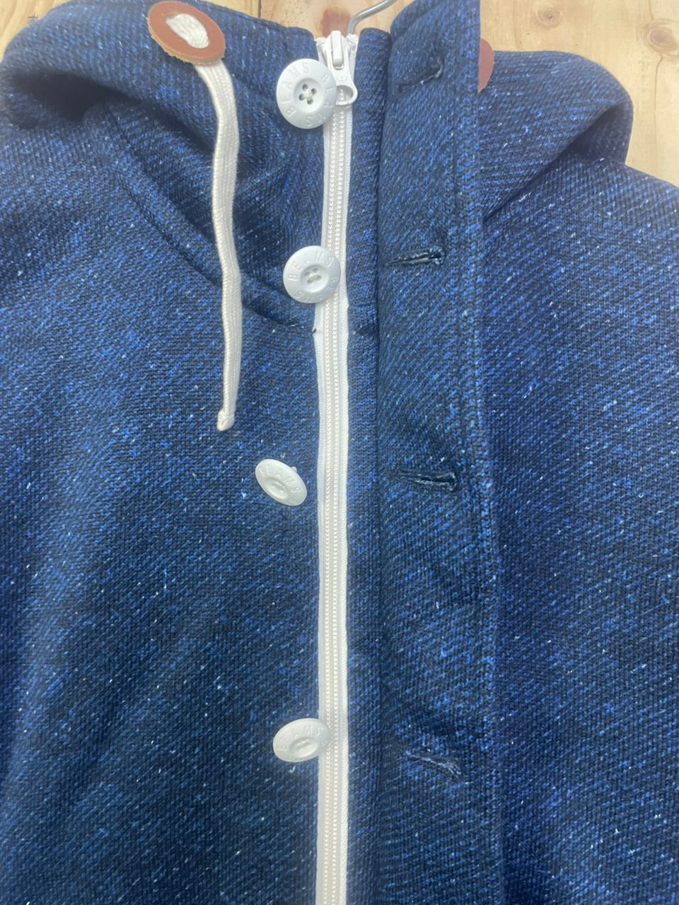 Beams Plus × Designer × Japanese Brand BEAMS Wool Jacket Hoodie Size US S / EU 44-46 / 1 - 7 Thumbnail