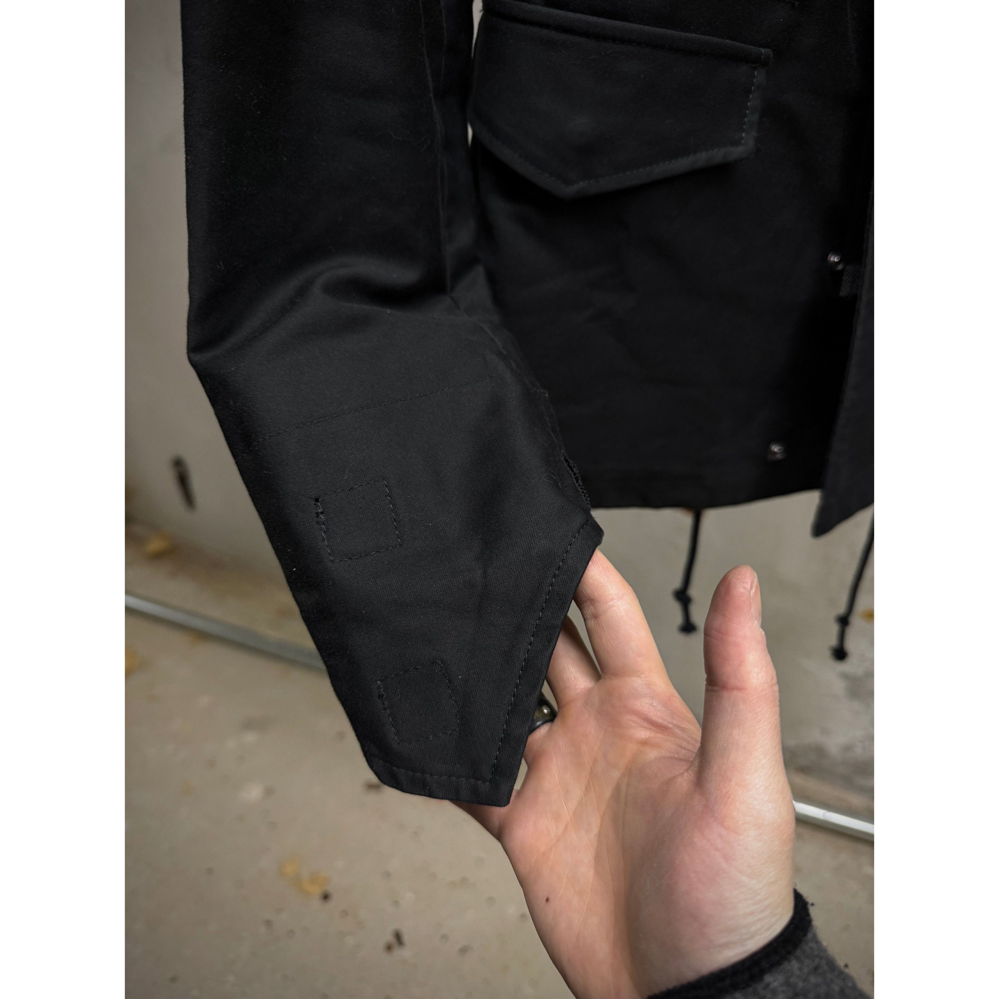 Lithium LITHIUM HOMME 2010s Black Cotton Gabardine Field Jacket Size US XS / EU 42 / 0 - 6 Thumbnail