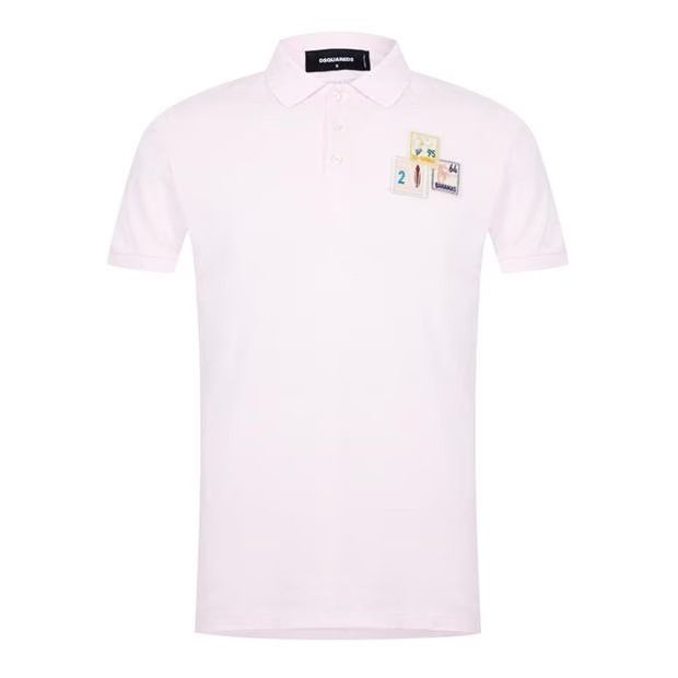 image of Dsquared2 O1G2R1Mq0424 Polo Shirts In Pink, Men's (Size XL)