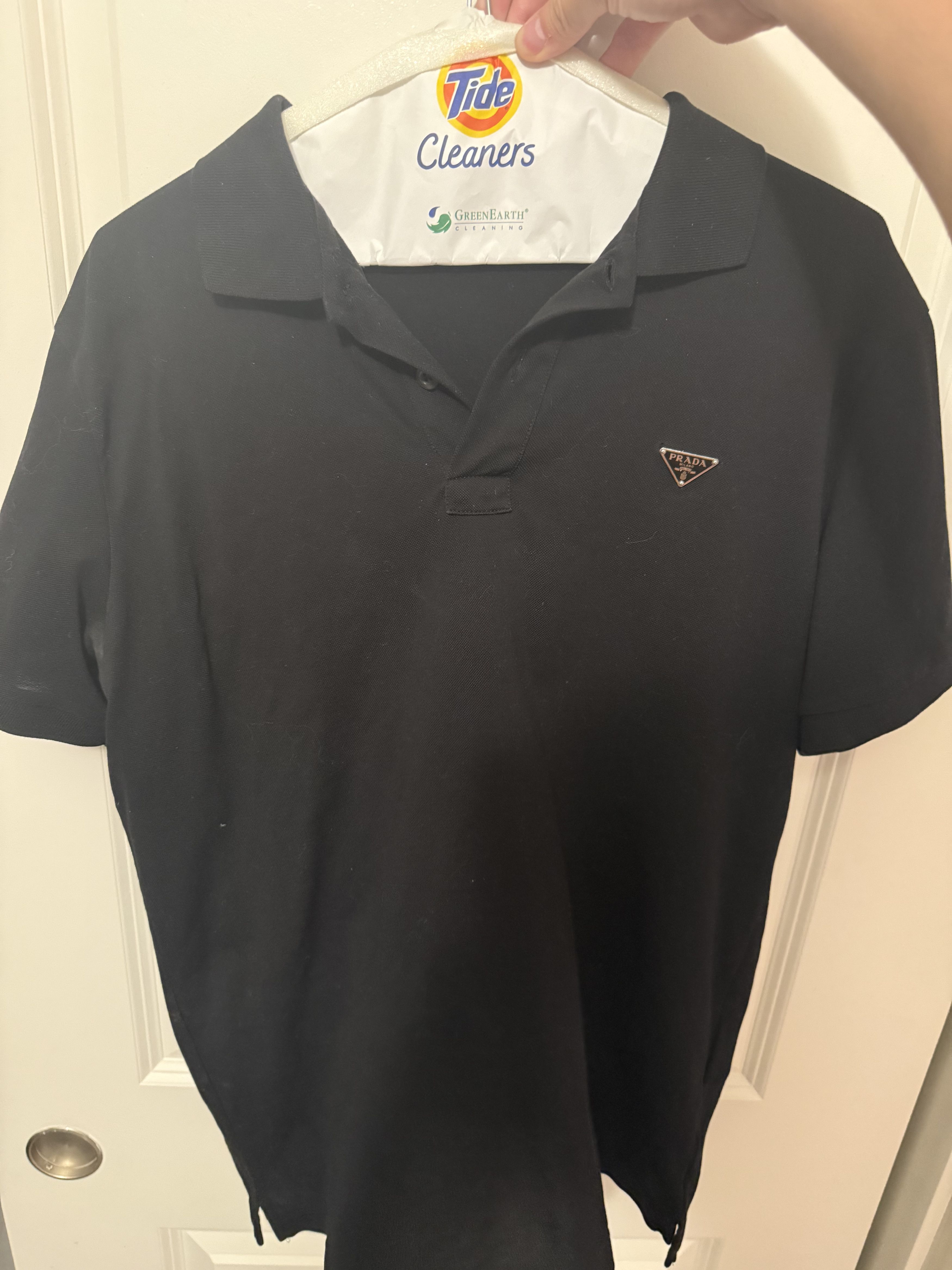 Prada Prada Logo emblem polo Size US M / EU 48-50 / 2 - 1 Thumbnail
