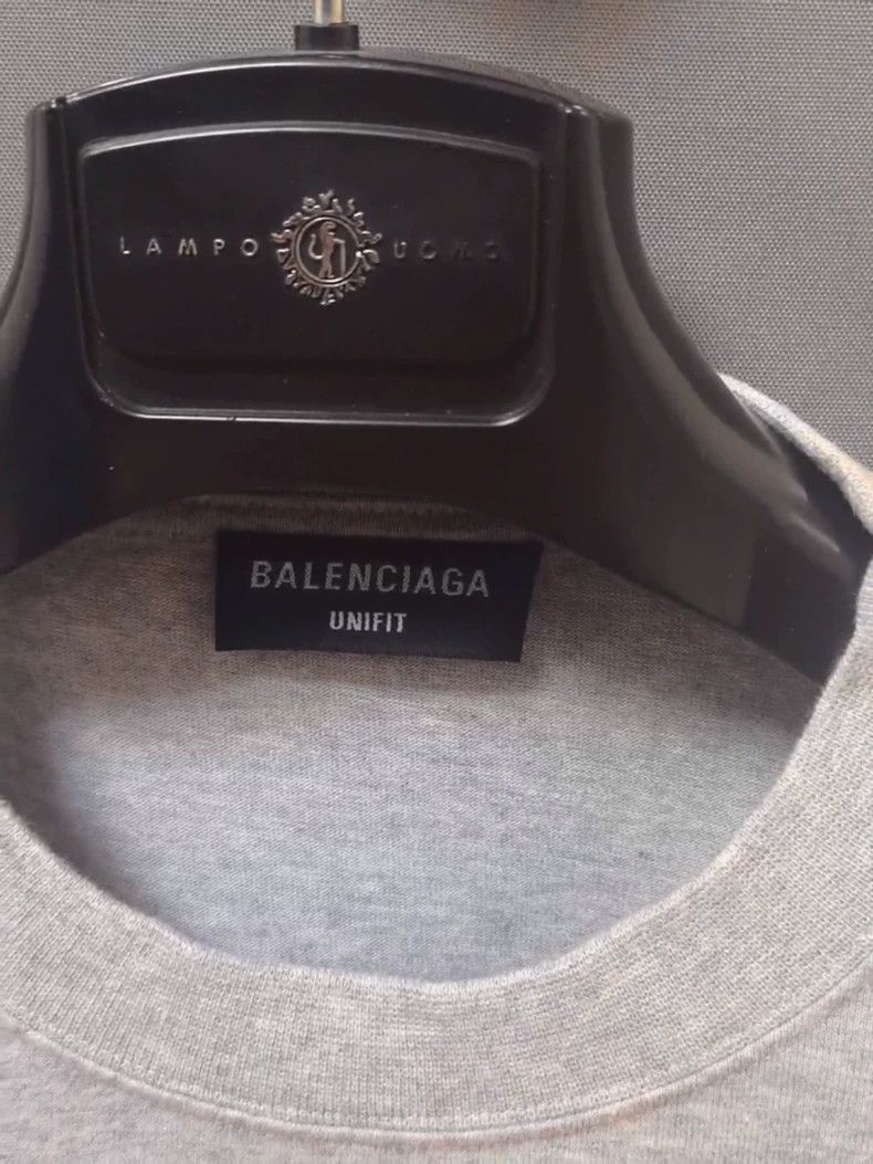 Balenciaga Balenciaga Grey Jelly Label T-Shirt 2505-Nextarrow Size US S / EU 44-46 / 1 - 1 Thumbnail