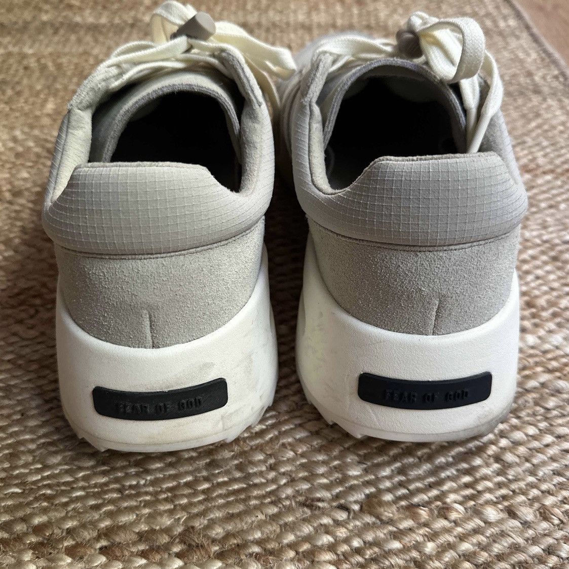 Adidas × Fear of God Fear of God Los Angeles Runner Sesame Cloud White Size US 10 / EU 43 - 4 Thumbnail