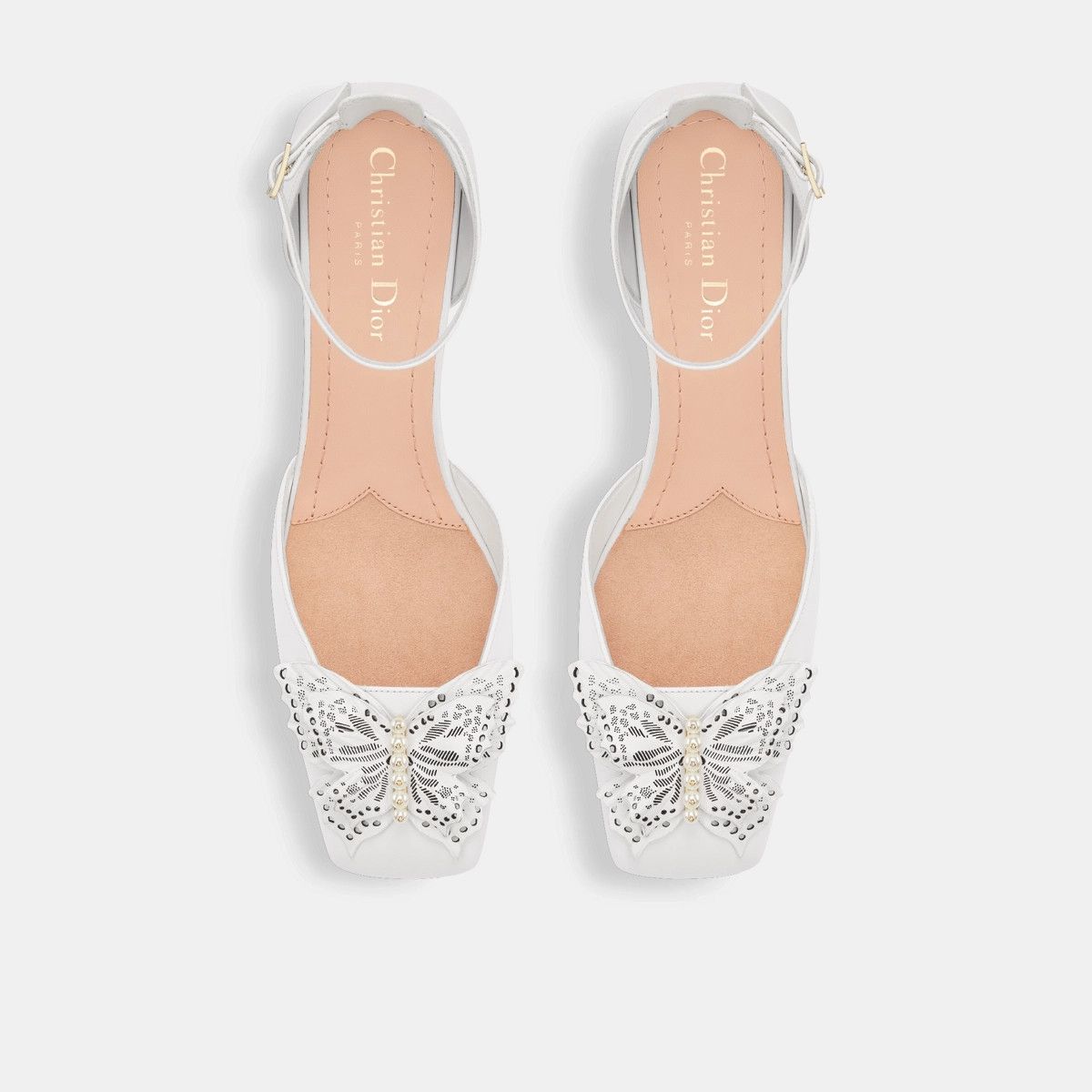 Dior o1bcso1str0225 Tale Pump in White Size US 5 / IT 35 - 4 Thumbnail