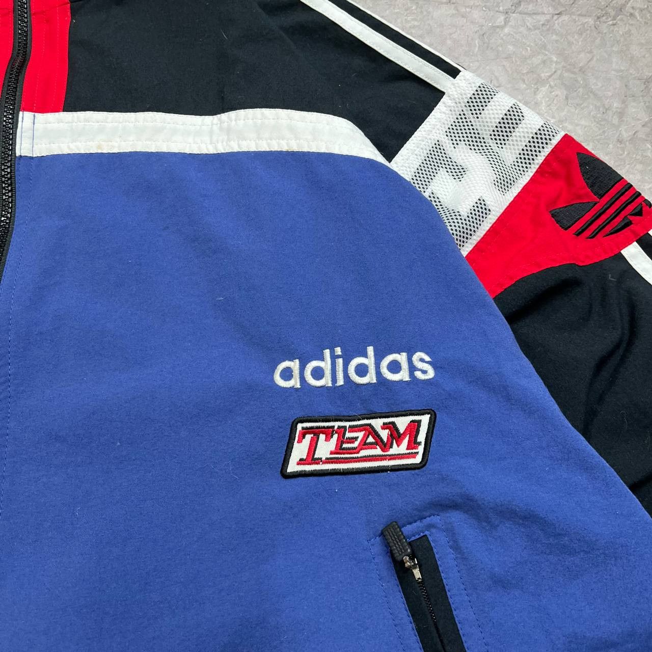 Adidas Vintage 00s Adidas Team Track Top Men's Jacket Size L Size US L / EU 52-54 / 3 - 15 Thumbnail