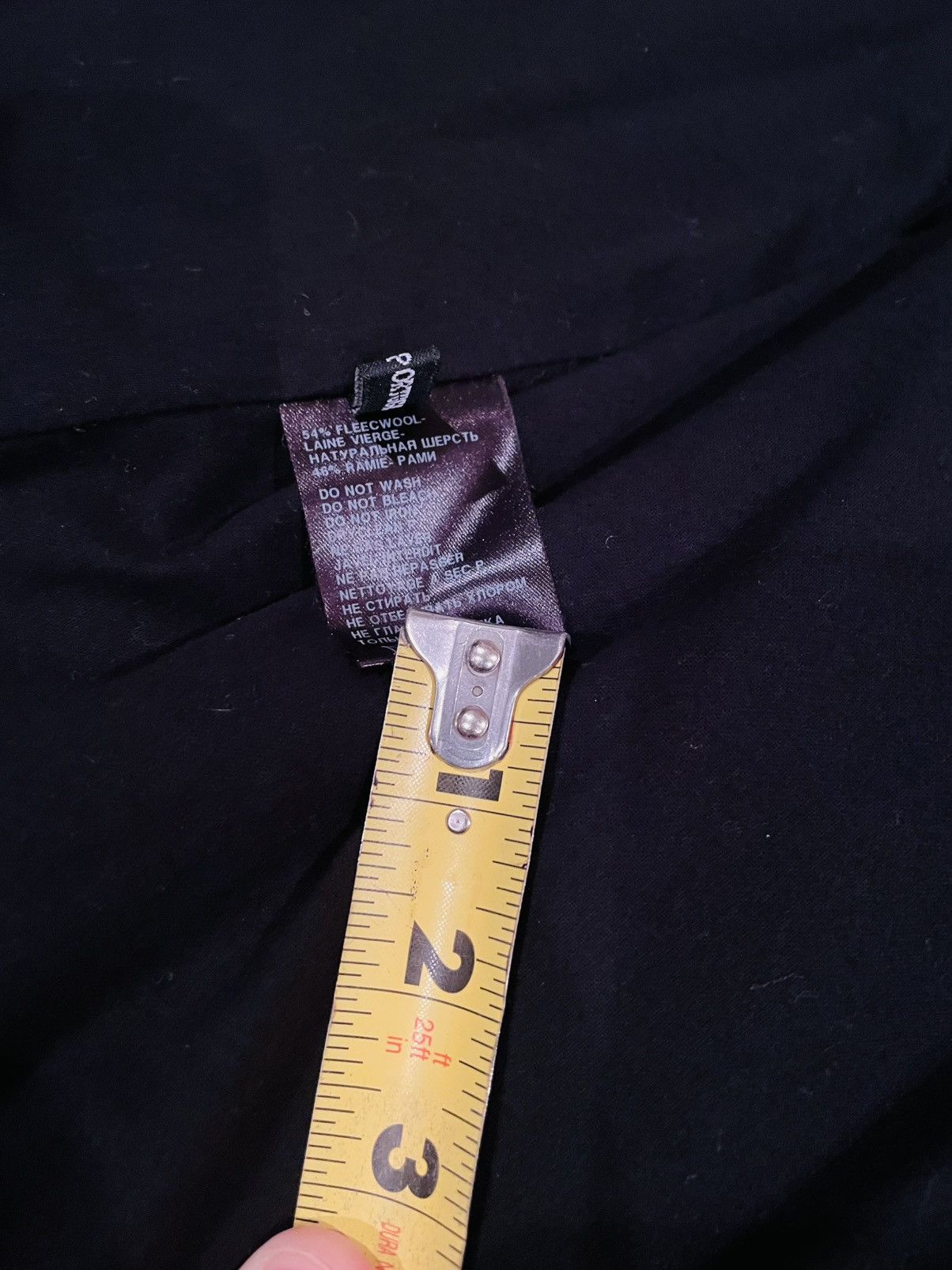 Ann Demeulemeester Ann’s Bravoure Black medium weight jacket. Size US XL / EU 56 / 4 - 3 Thumbnail